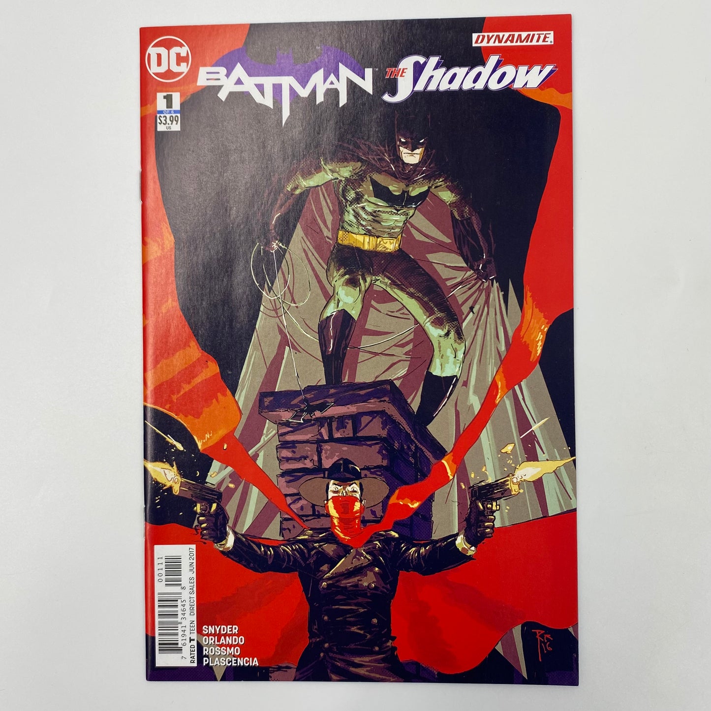 Batman The Shadow #1-6 (2017) DC & Dynamite (VF-, VF-, FN+, FN+, FN+, VF-)