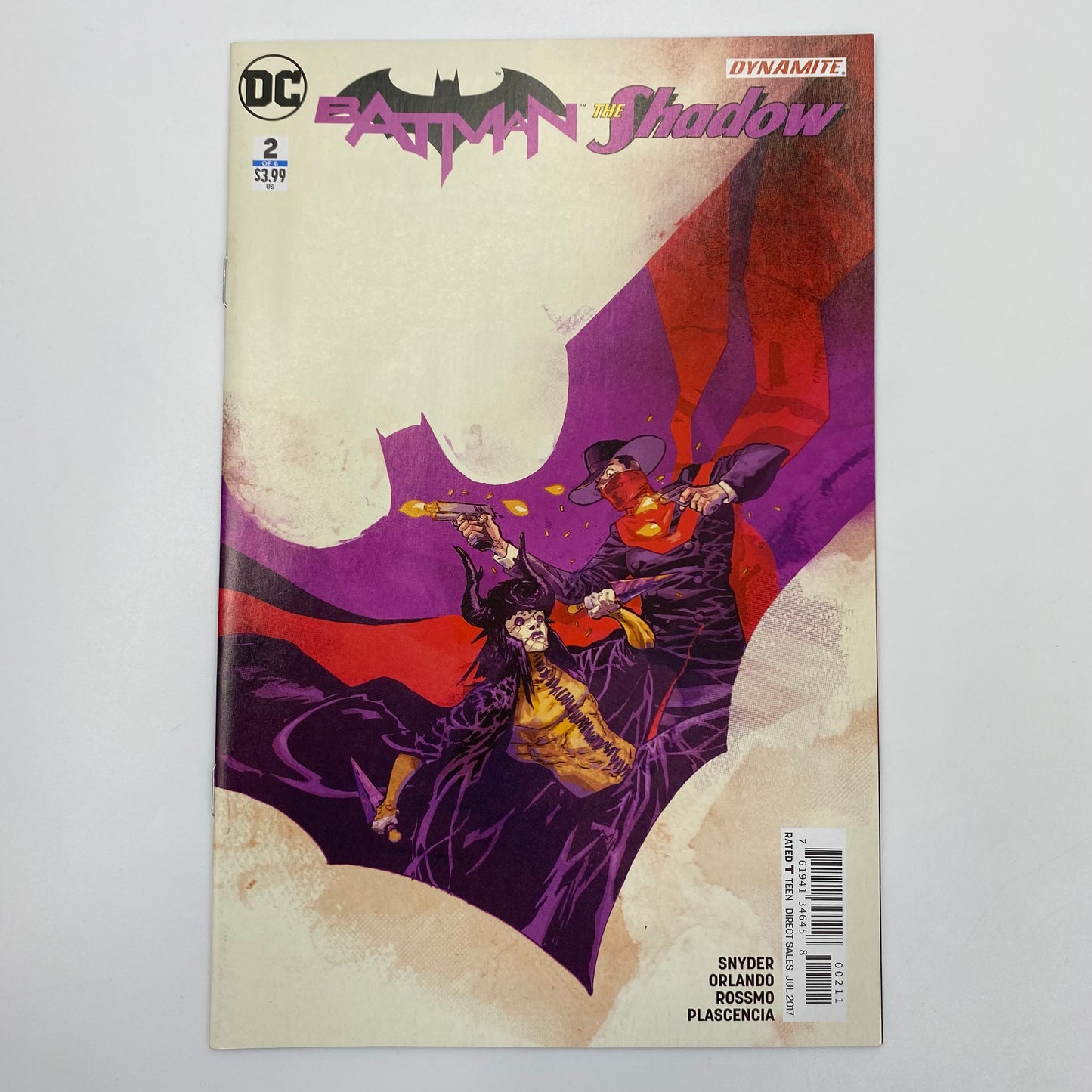 Batman The Shadow #1-6 (2017) DC & Dynamite (VF-, VF-, FN+, FN+, FN+, VF-)