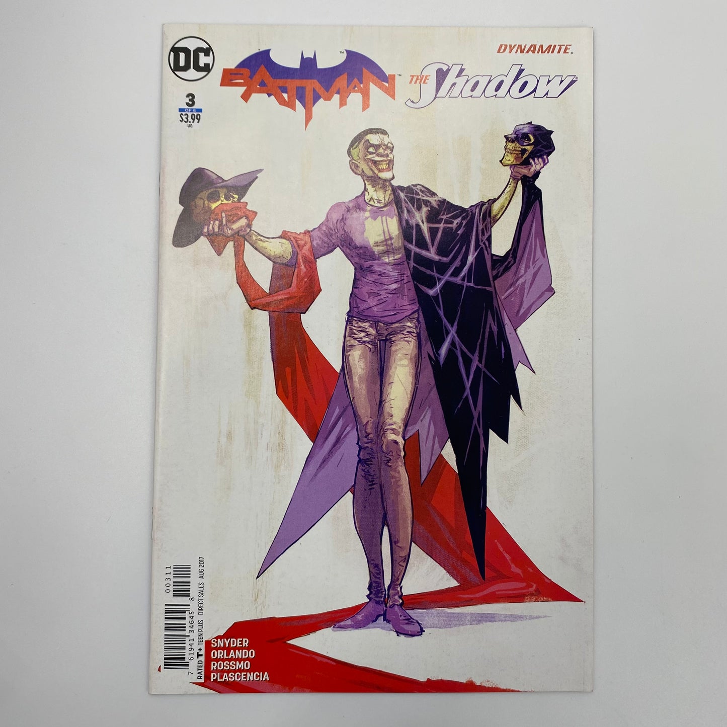 Batman The Shadow #1-6 (2017) DC & Dynamite (VF-, VF-, FN+, FN+, FN+, VF-)