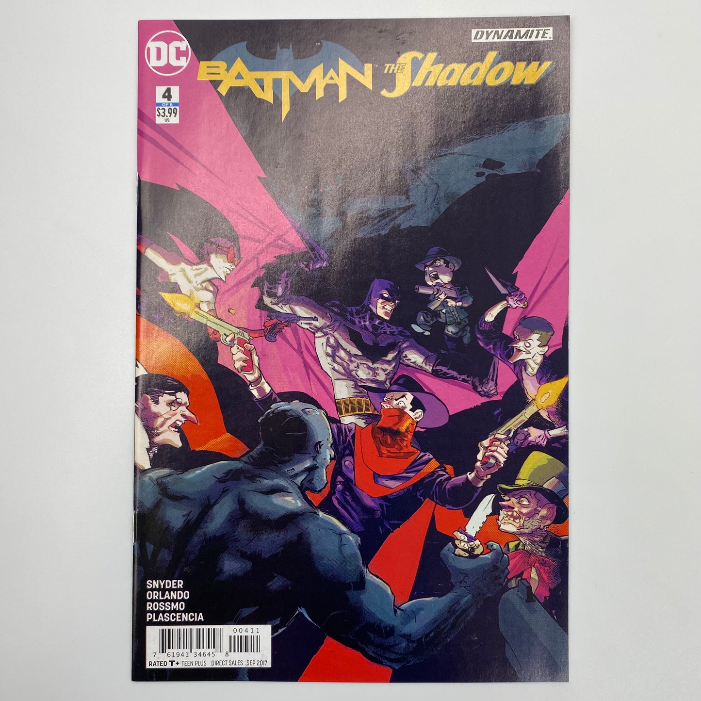 Batman The Shadow #1-6 (2017) DC & Dynamite (VF-, VF-, FN+, FN+, FN+, VF-)