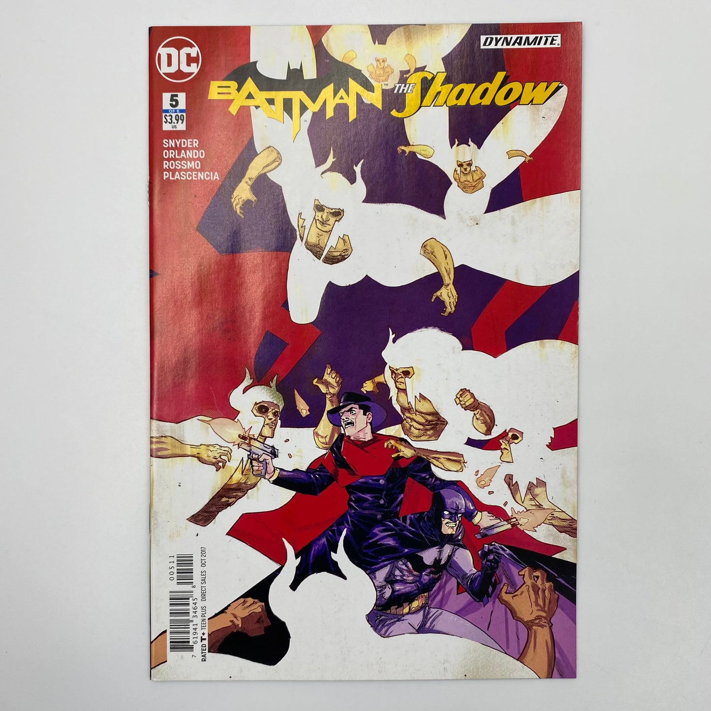 Batman The Shadow #1-6 (2017) DC & Dynamite (VF-, VF-, FN+, FN+, FN+, VF-)