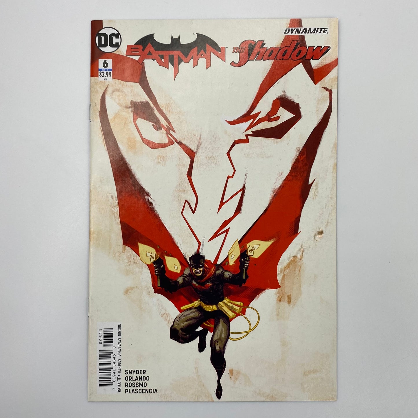 Batman The Shadow #1-6 (2017) DC & Dynamite (VF-, VF-, FN+, FN+, FN+, VF-)