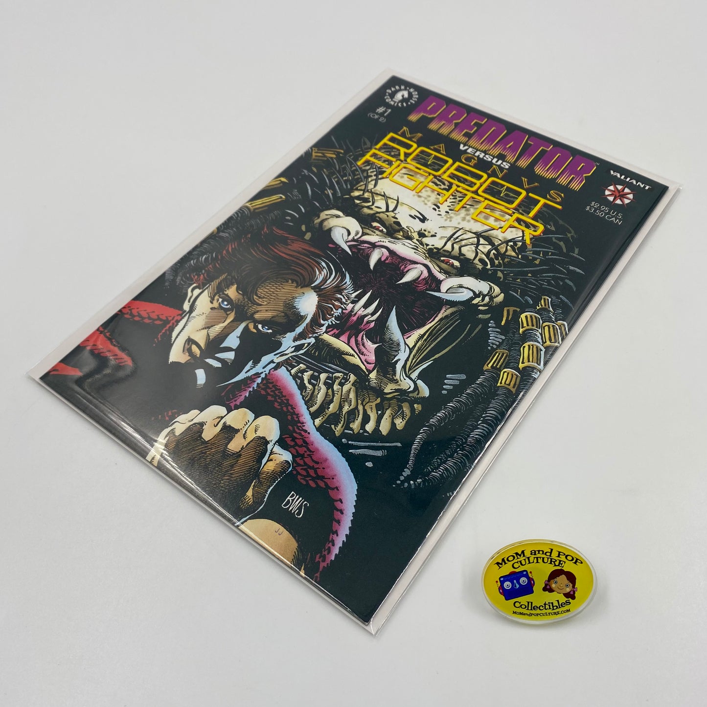 Predator VS Magnus Robot Fighter #1-2 (1992) Dark Horse & Valiant (FN+)