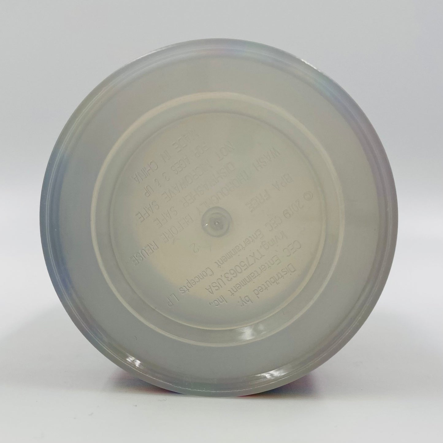 Chuck E Cheese 12oz plastic cup with lid (2019) CEC Entertainment