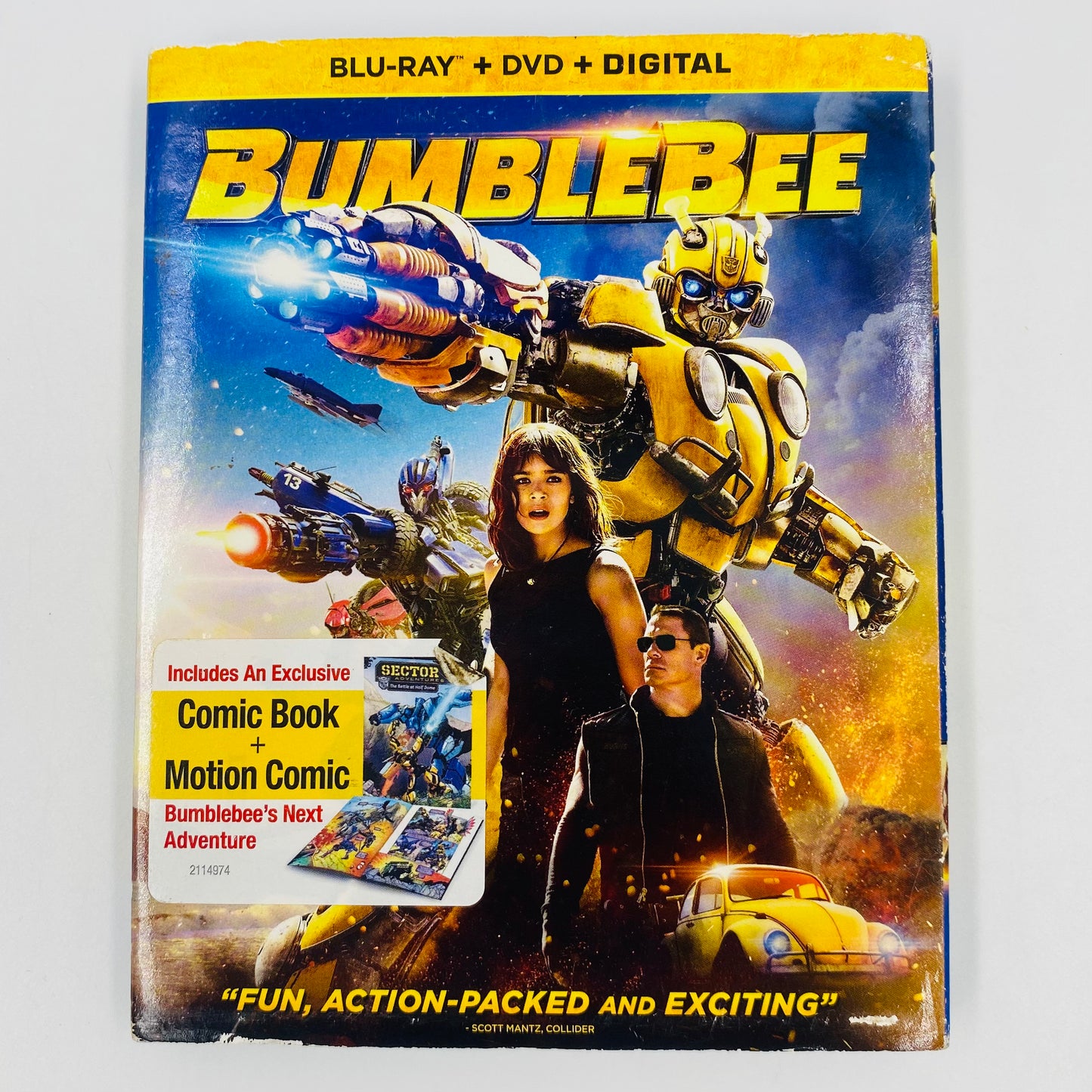 Bumblebee sealed Blu-Ray + DVD + Digital (2019) Paramount