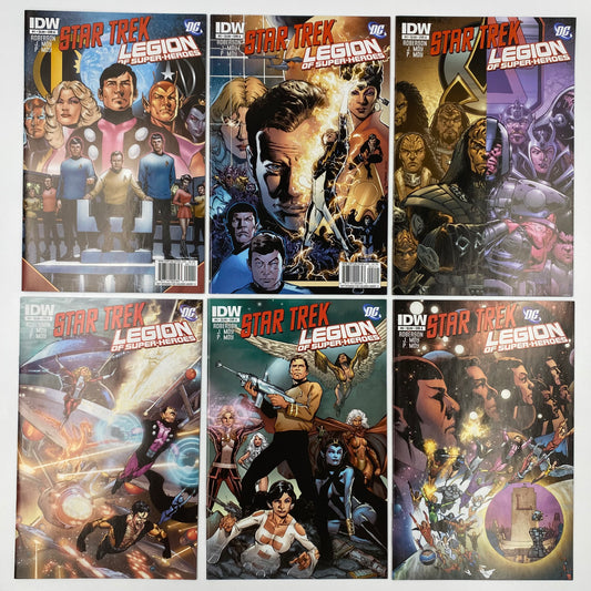 Star Trek Legion of Super Heroes #1-6 (2011-2012) IDW & DC (VF, VF, FN, FN+, VF-, FN)