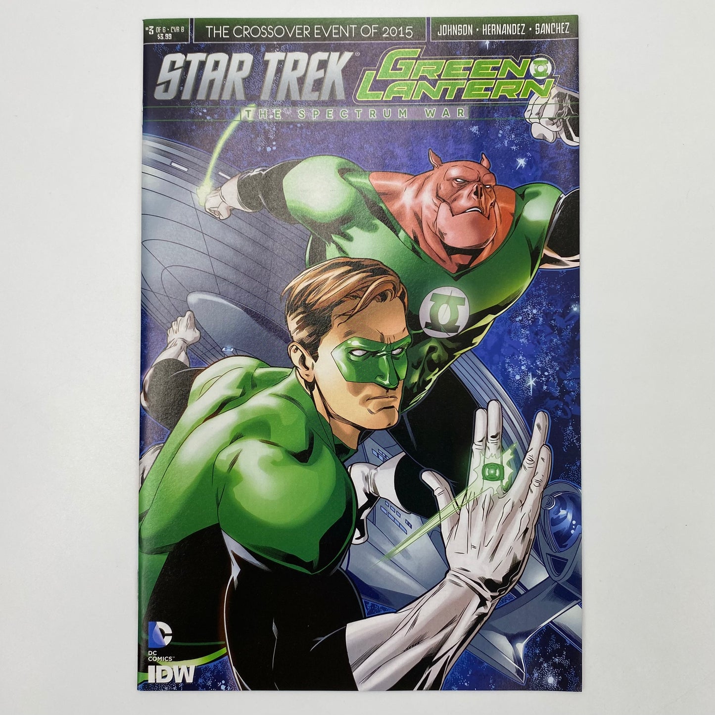 Star Trek Green Lantern The Spectrum War #1-6 (2015) DC & IDW (FN, FN, VF, FN+, FN, FN+)