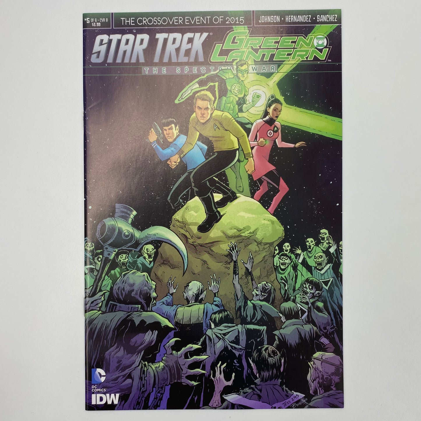 Star Trek Green Lantern The Spectrum War #1-6 (2015) DC & IDW (FN, FN, VF, FN+, FN, FN+)