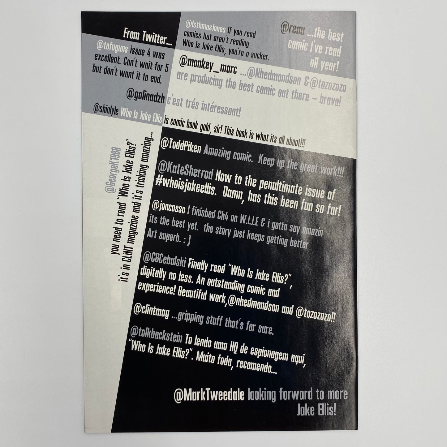 M&PC Comic Book FUN PACK: Jake Ellis