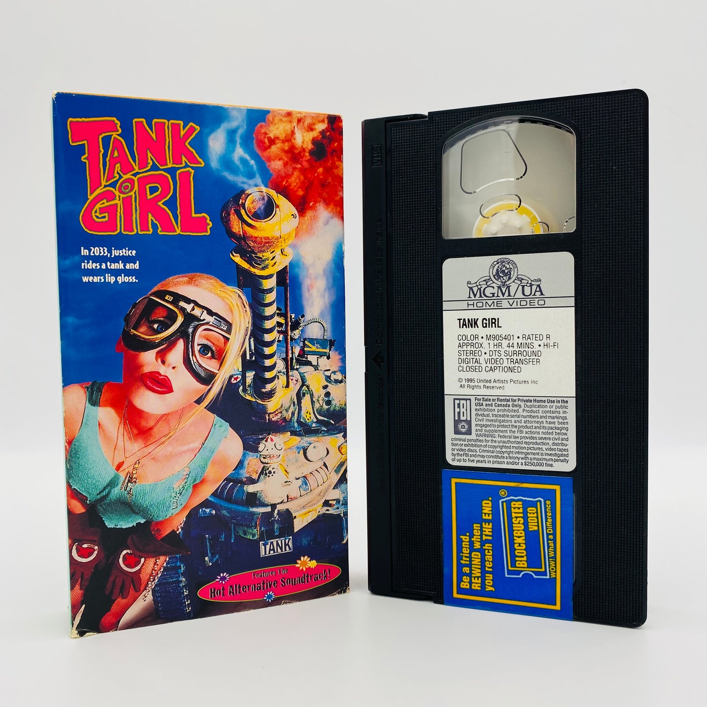 Tank Girl VHS tape (1995) MGM/UA Home Video