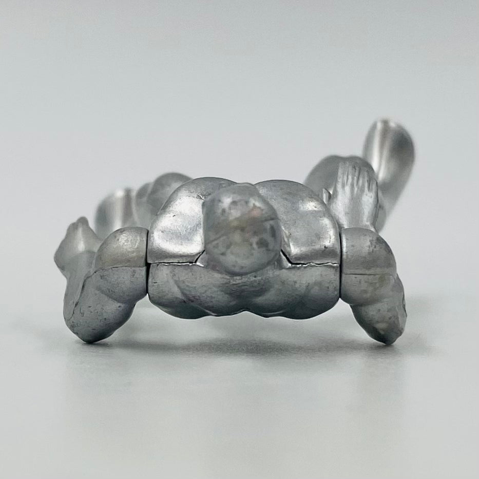 Fantastic Four Metal Mania Silver Surfer VS Terrax loose 2.75” die-cast metal figures (1995) Toy Biz