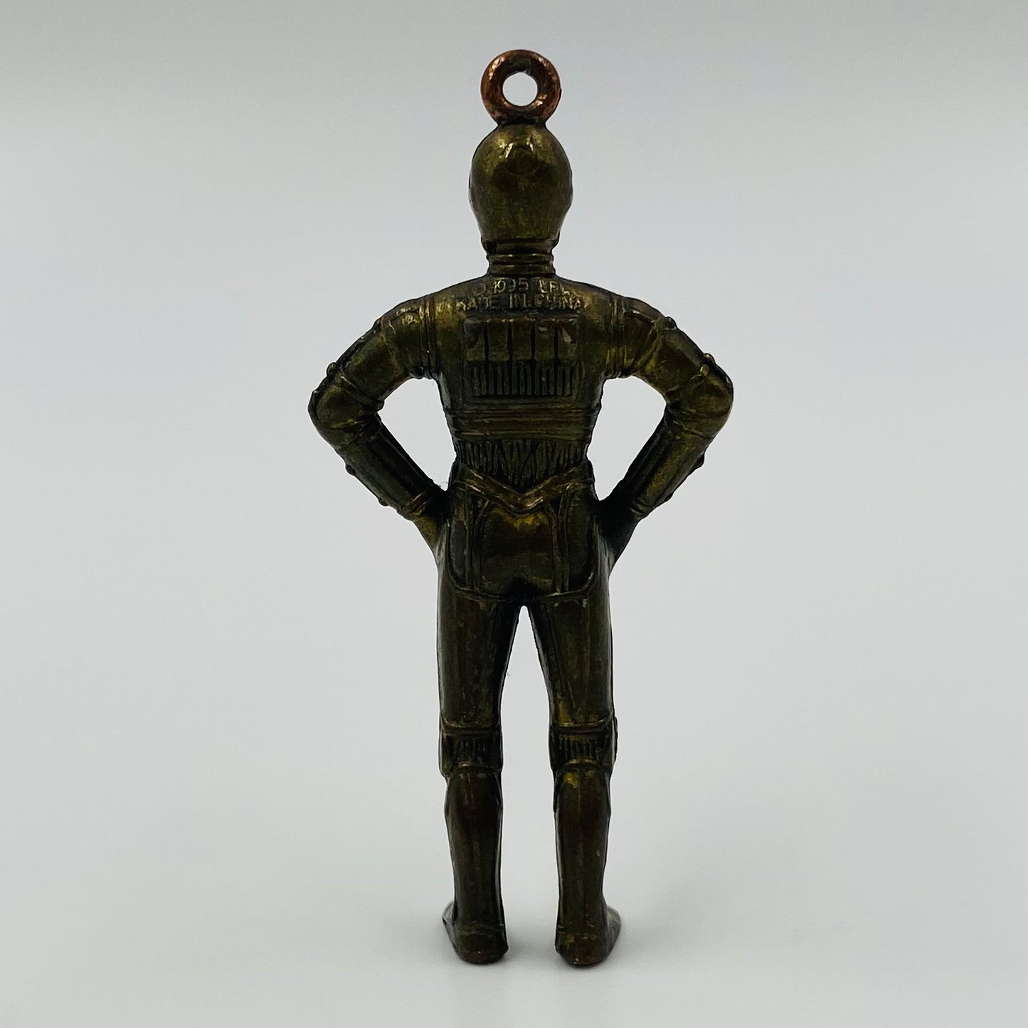 Star Wars C-3PO 2.75” brass keychain figurine (1996) Placo