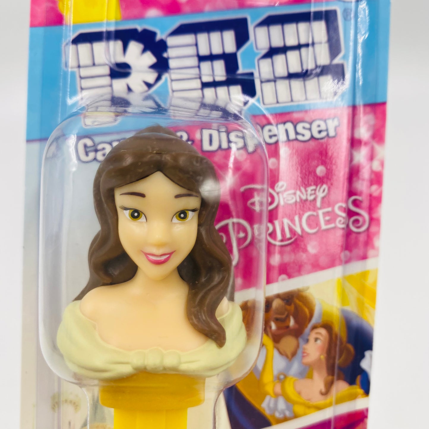 Disney Princess Beauty and the Beast Belle PEZ dispenser (2014) carded 7.5 China
