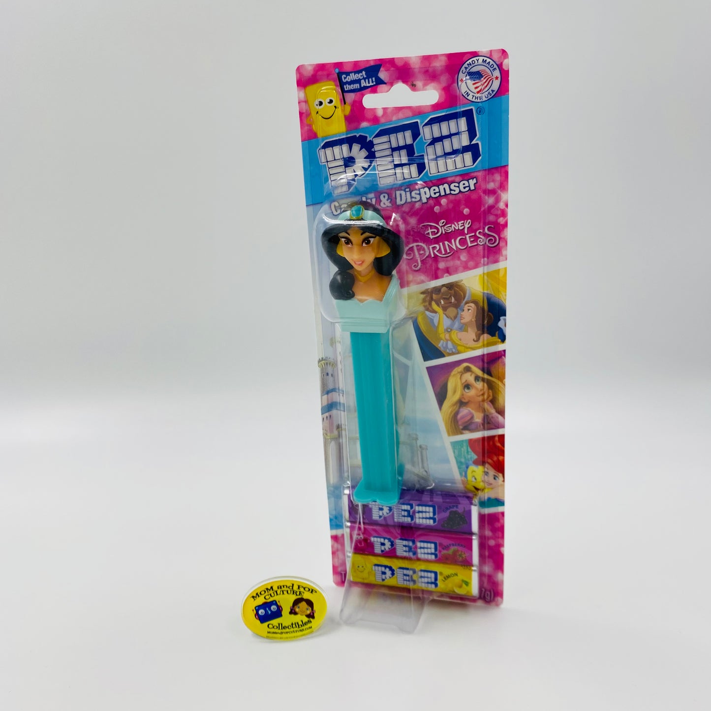 Disney Princess Aladdin Jasmine PEZ dispenser (2019) carded 5.9 China
