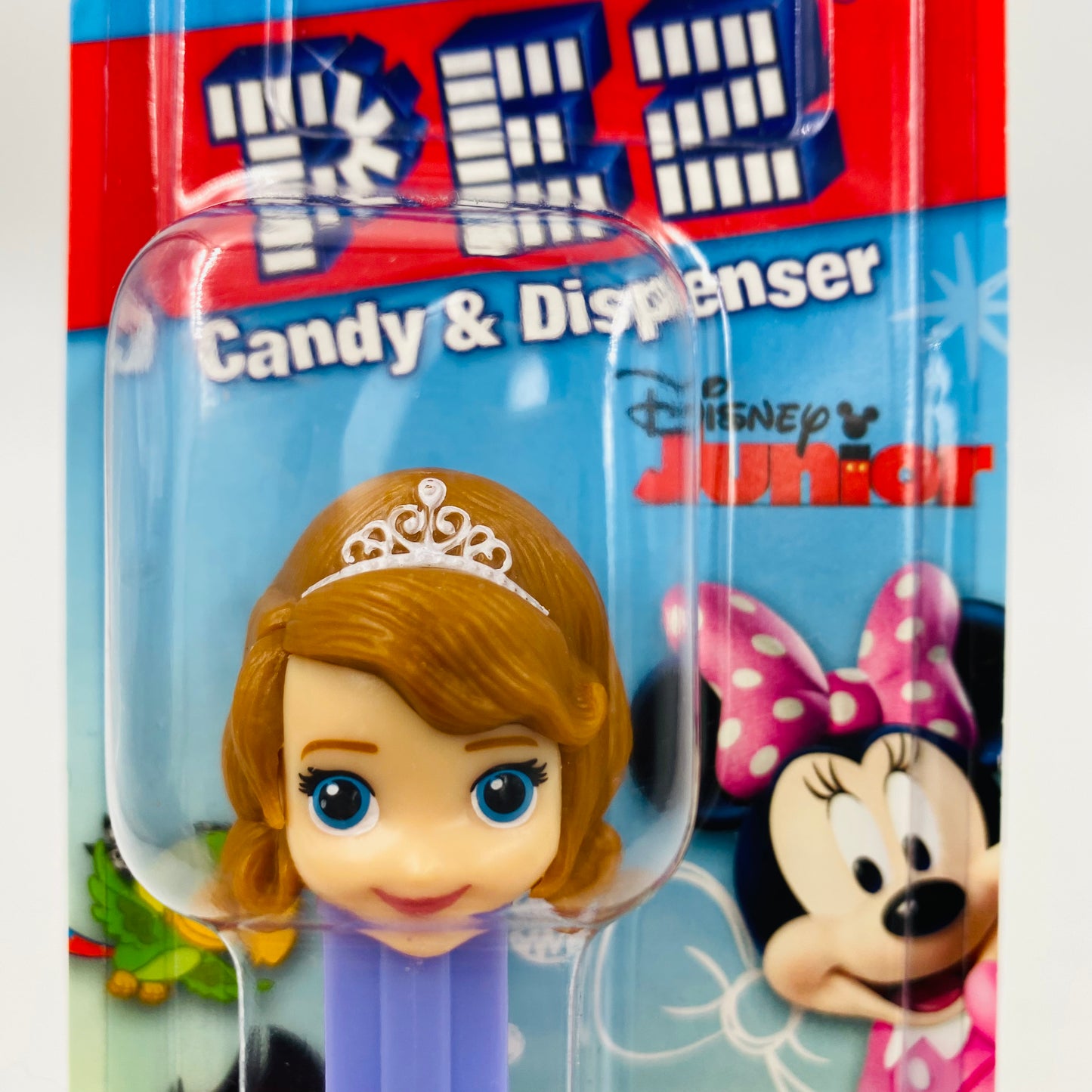 Disney Junior Sofia the First PEZ dispenser (2014) carded 7.5 China