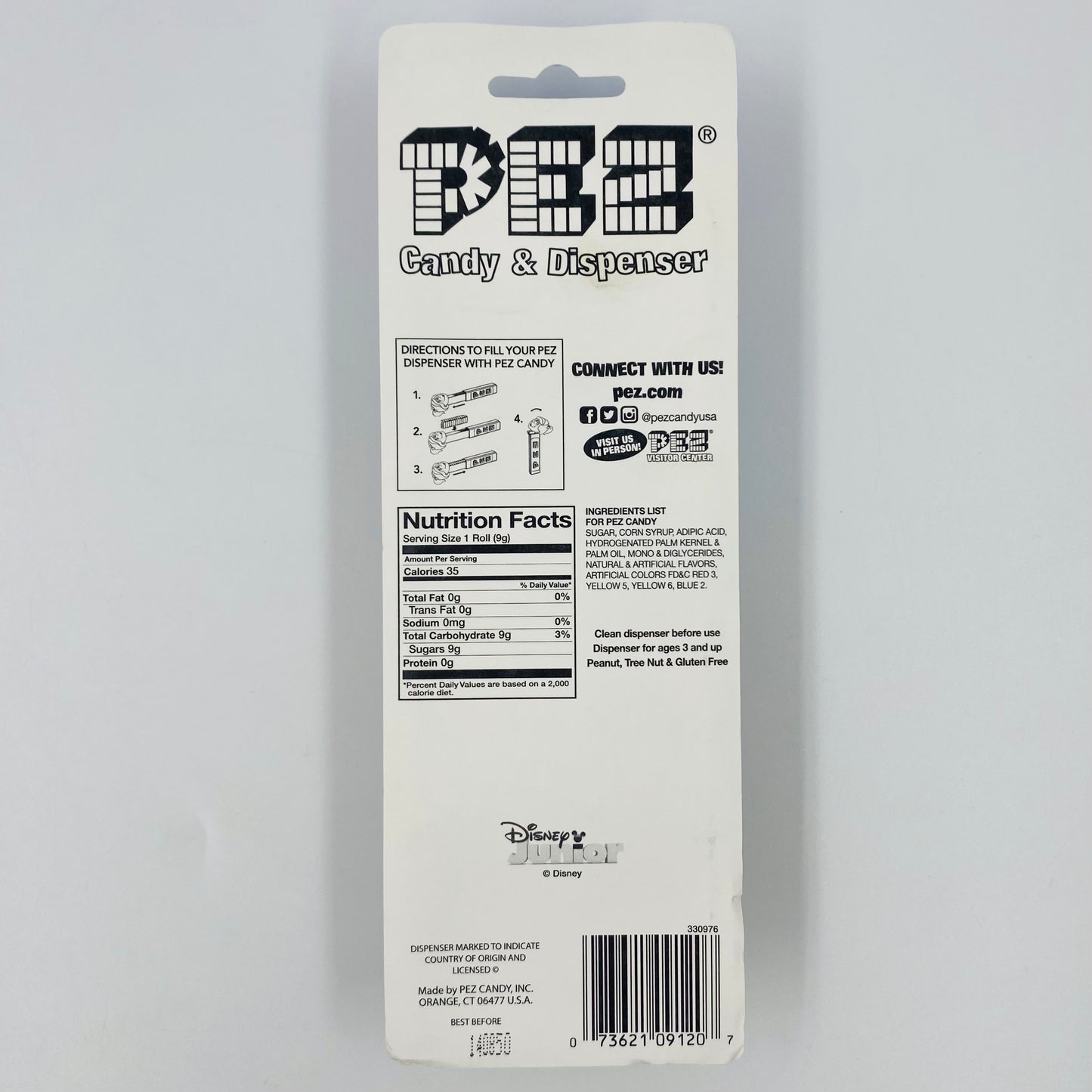 Disney Junior Sofia the First PEZ dispenser (2014) carded 7.5 China