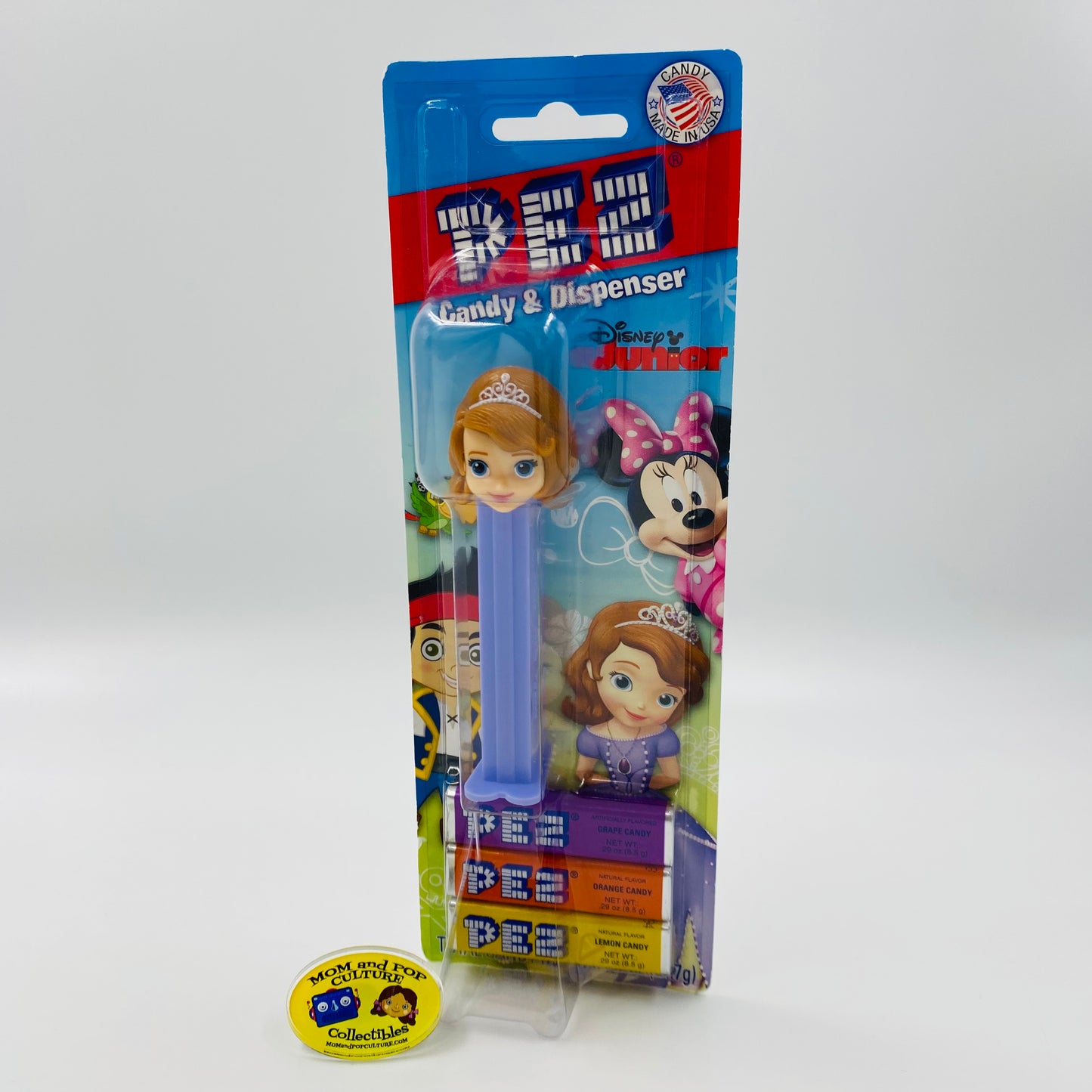 Disney Junior Sofia the First PEZ dispenser (2014) carded 7.5 China