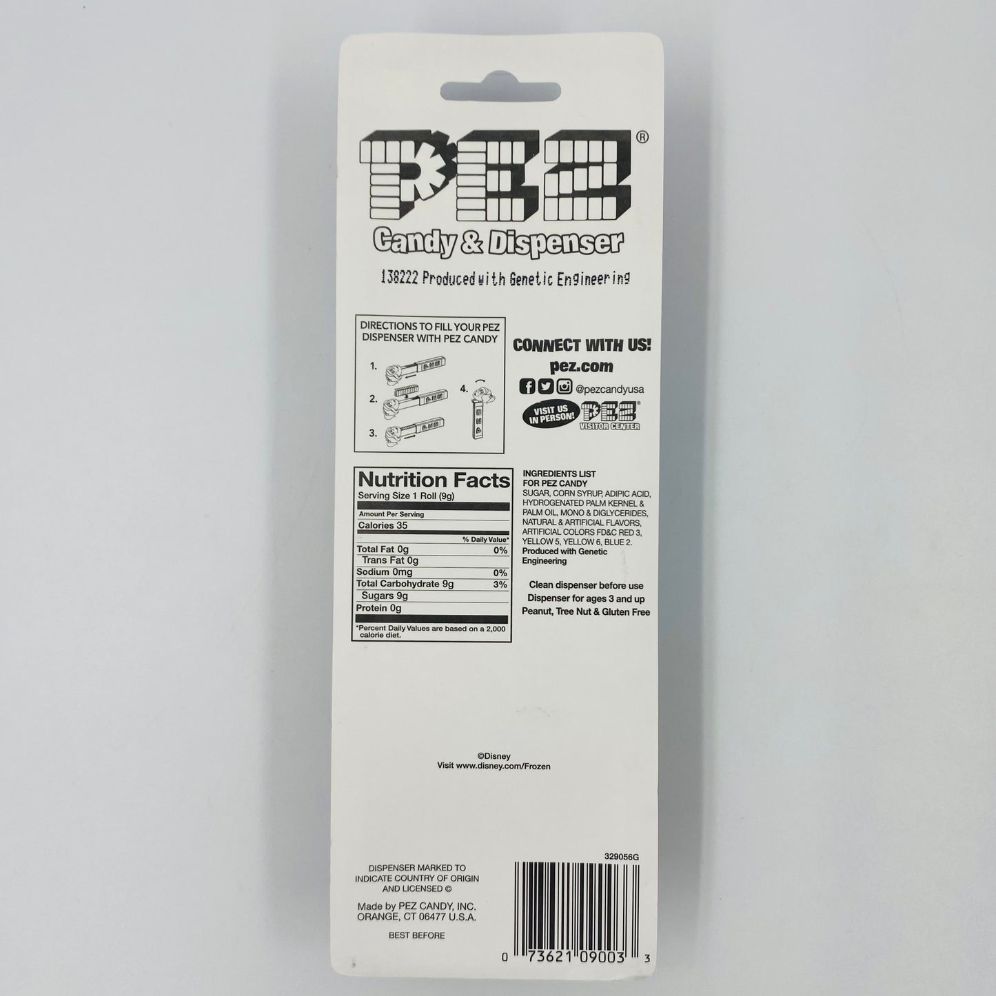 Frozen Elsa PEZ dispenser (2014) carded 7.5 China