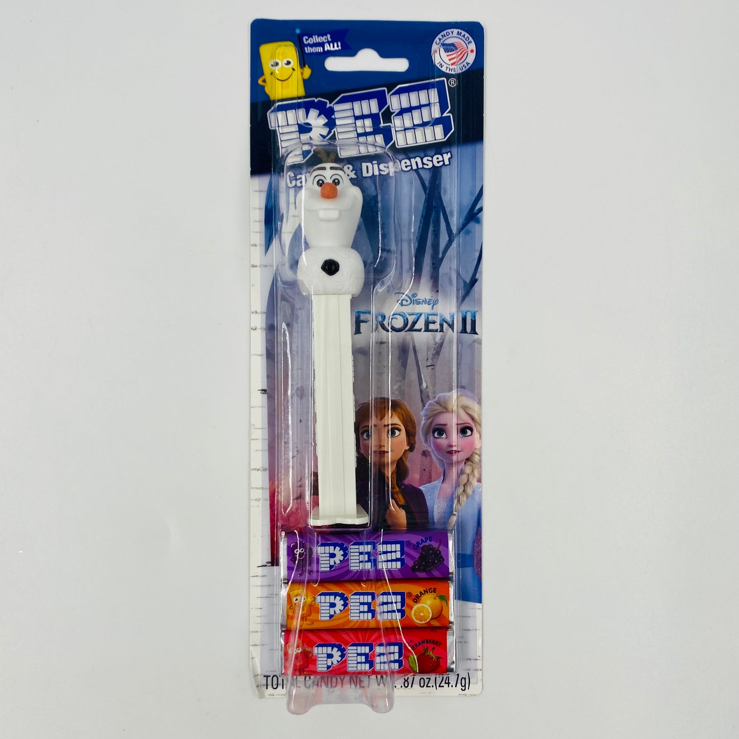 Frozen II Olaf PEZ dispenser (2019) carded 7.5 China