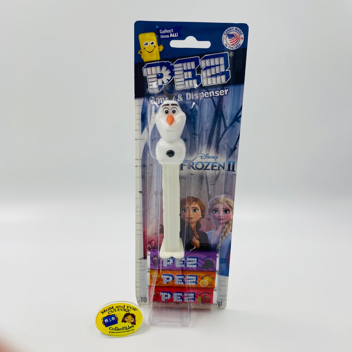 Frozen II Olaf PEZ dispenser (2019) carded 7.5 China