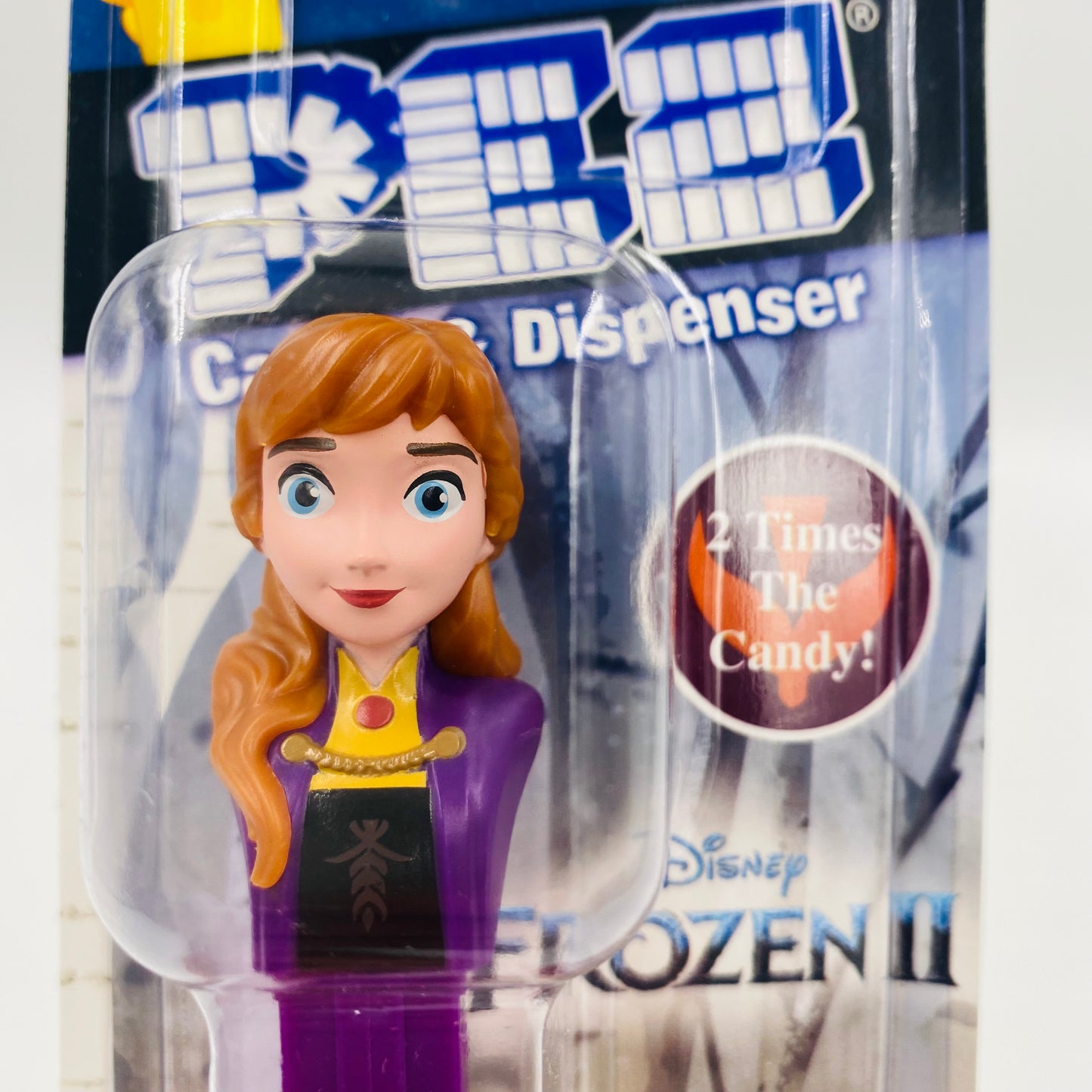 Frozen II Anna PEZ dispenser (2019) carded 7.5 China