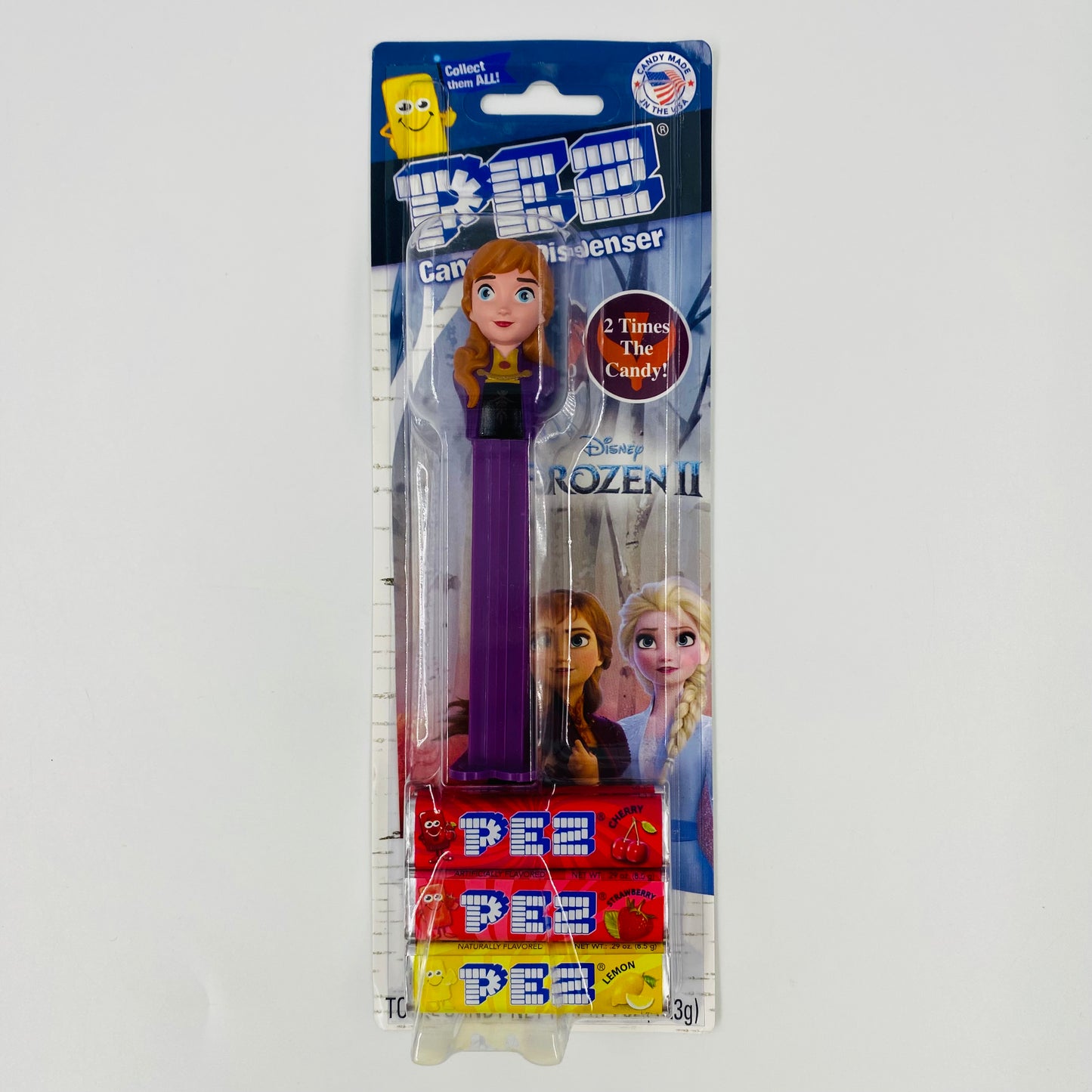 Frozen II Anna PEZ dispenser (2019) carded 7.5 China