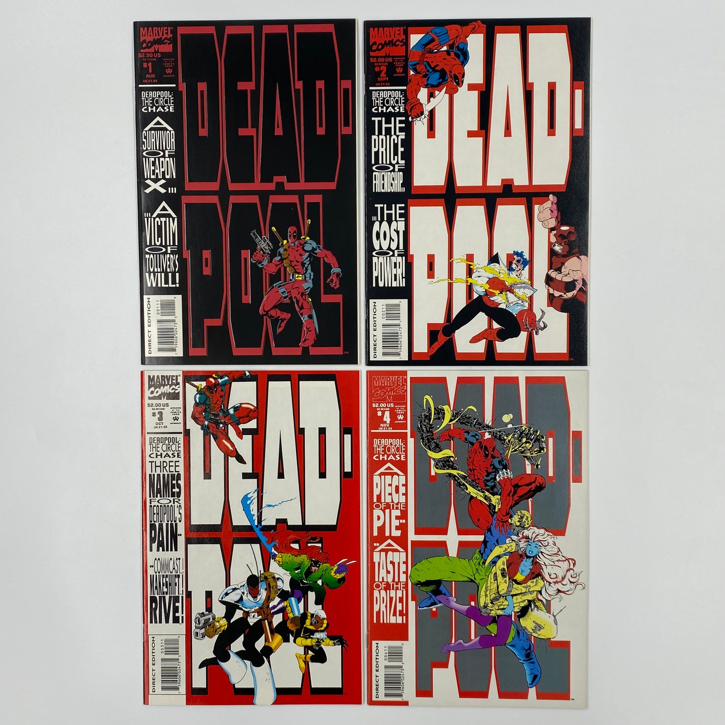 Deadpool the Circle Chase #1-4 (1993) Marvel