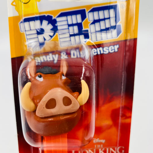 Lion King Pumba PEZ dispenser (2019) carded 7.5 Hungary