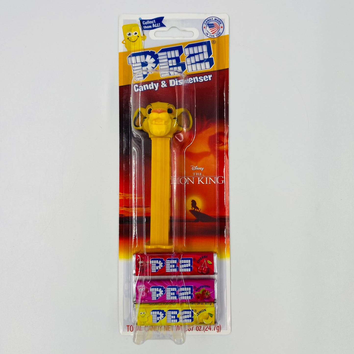 Lion King Simba PEZ dispenser (2019) carded 7.5 Hungary