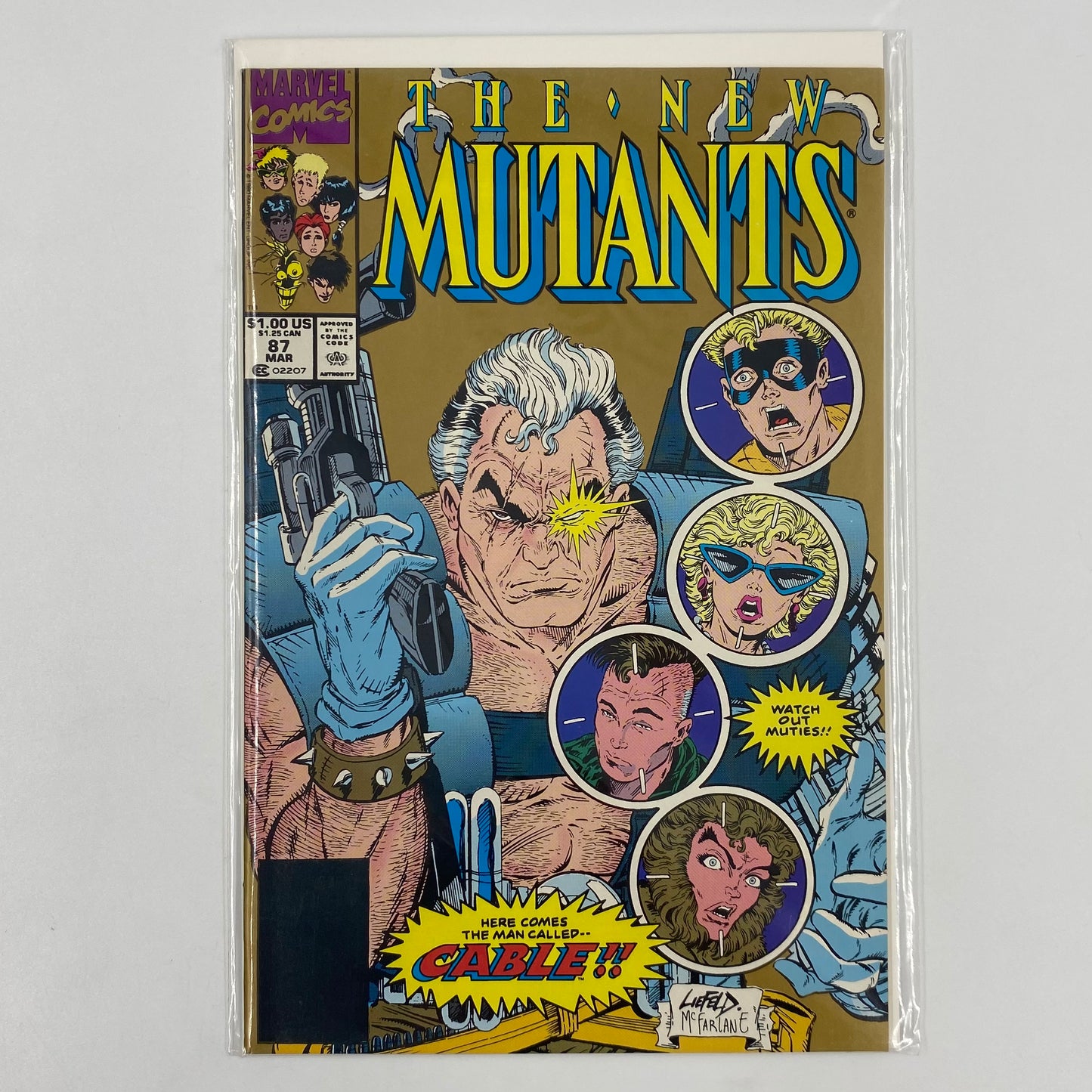 New Mutants #87 2nd printing (1991) Marvel