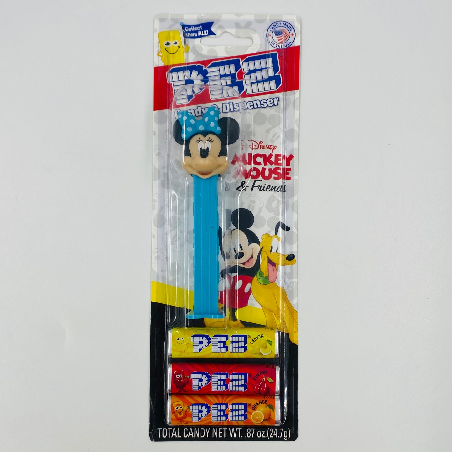 Disney Mickey Mouse & Friends Minnie Mouse PEZ dispenser (2021) carded 7.5 China