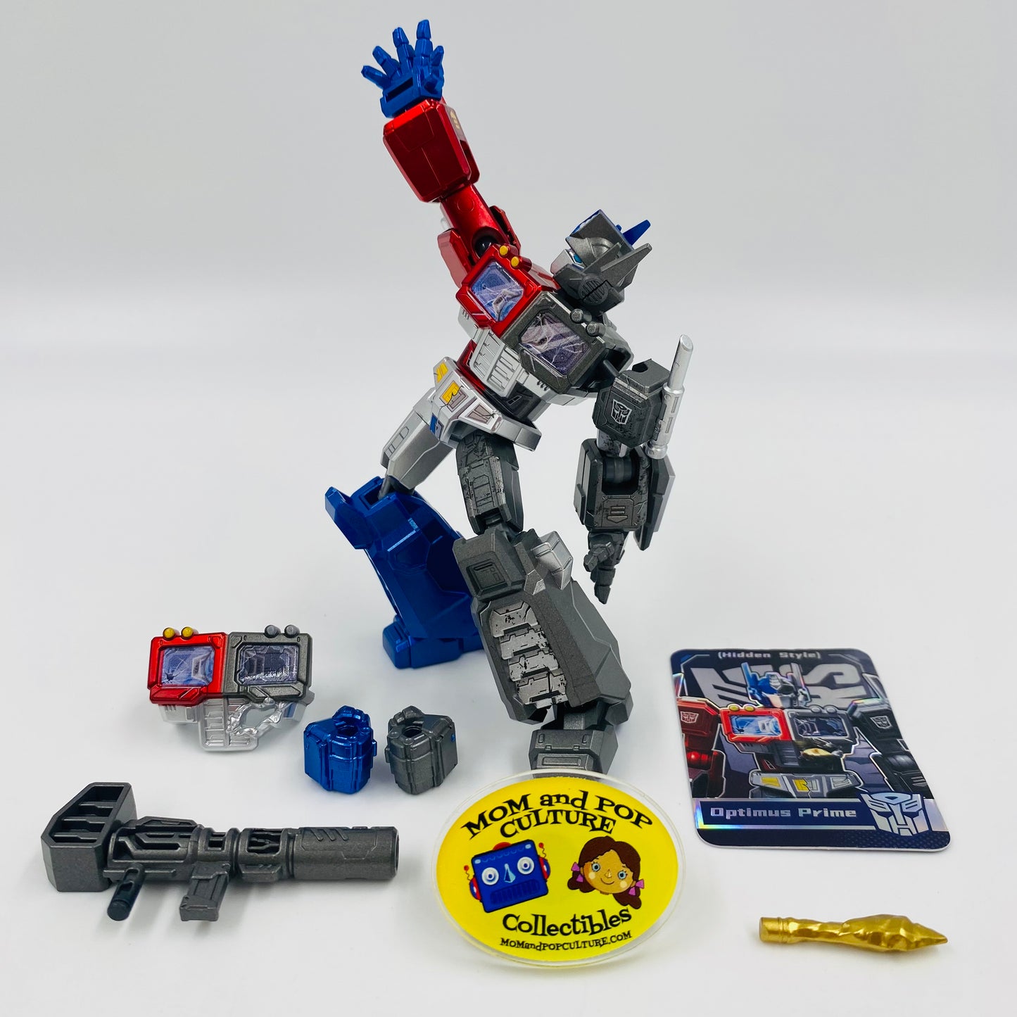 Transformers Galaxy Version 08 ULTRA RARE Optimus Prime (Hidden Style) loose 4” action figure (2025) Blokees