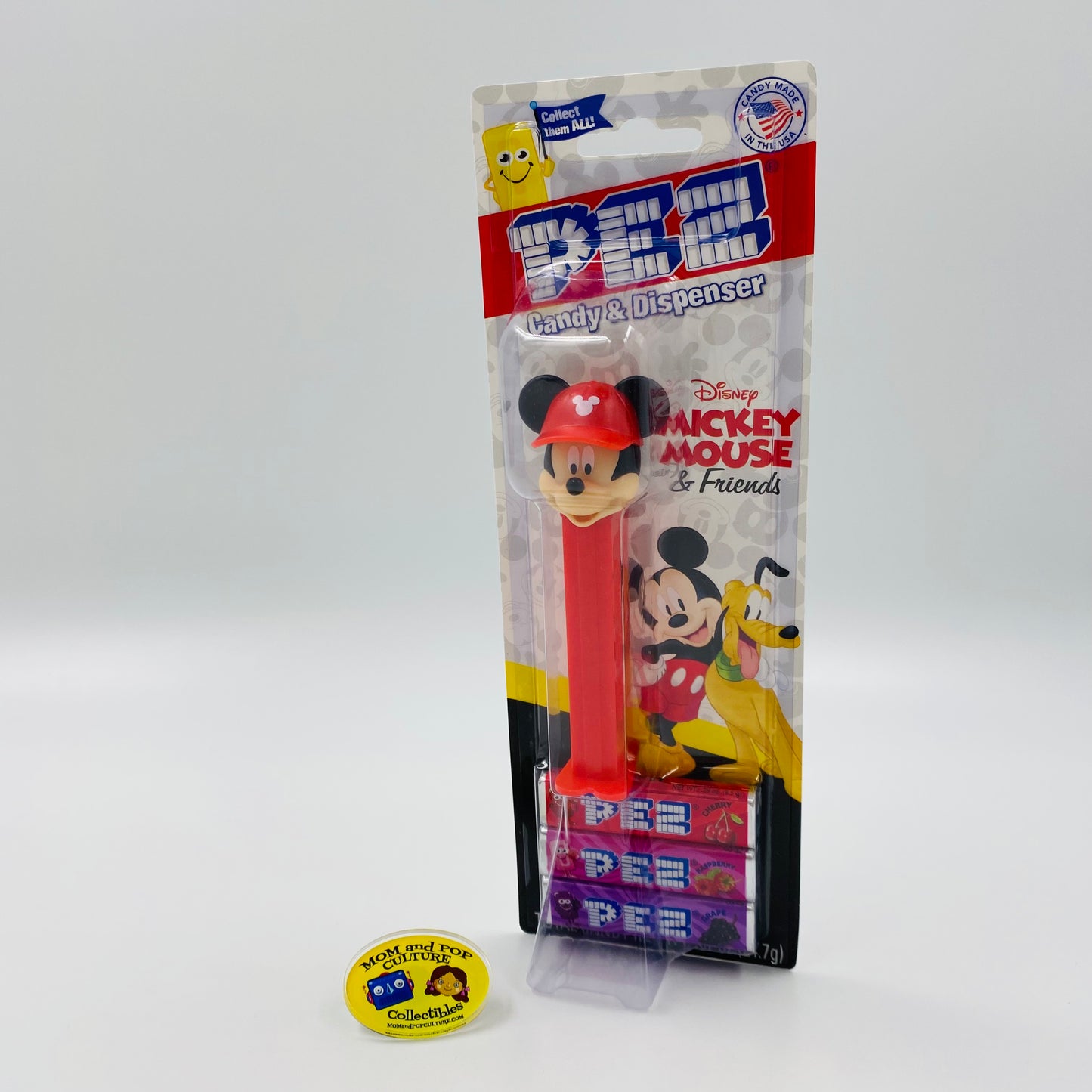 Disney Mickey Mouse & Friends Mickey Mouse PEZ dispenser (2022) carded 7.5 China