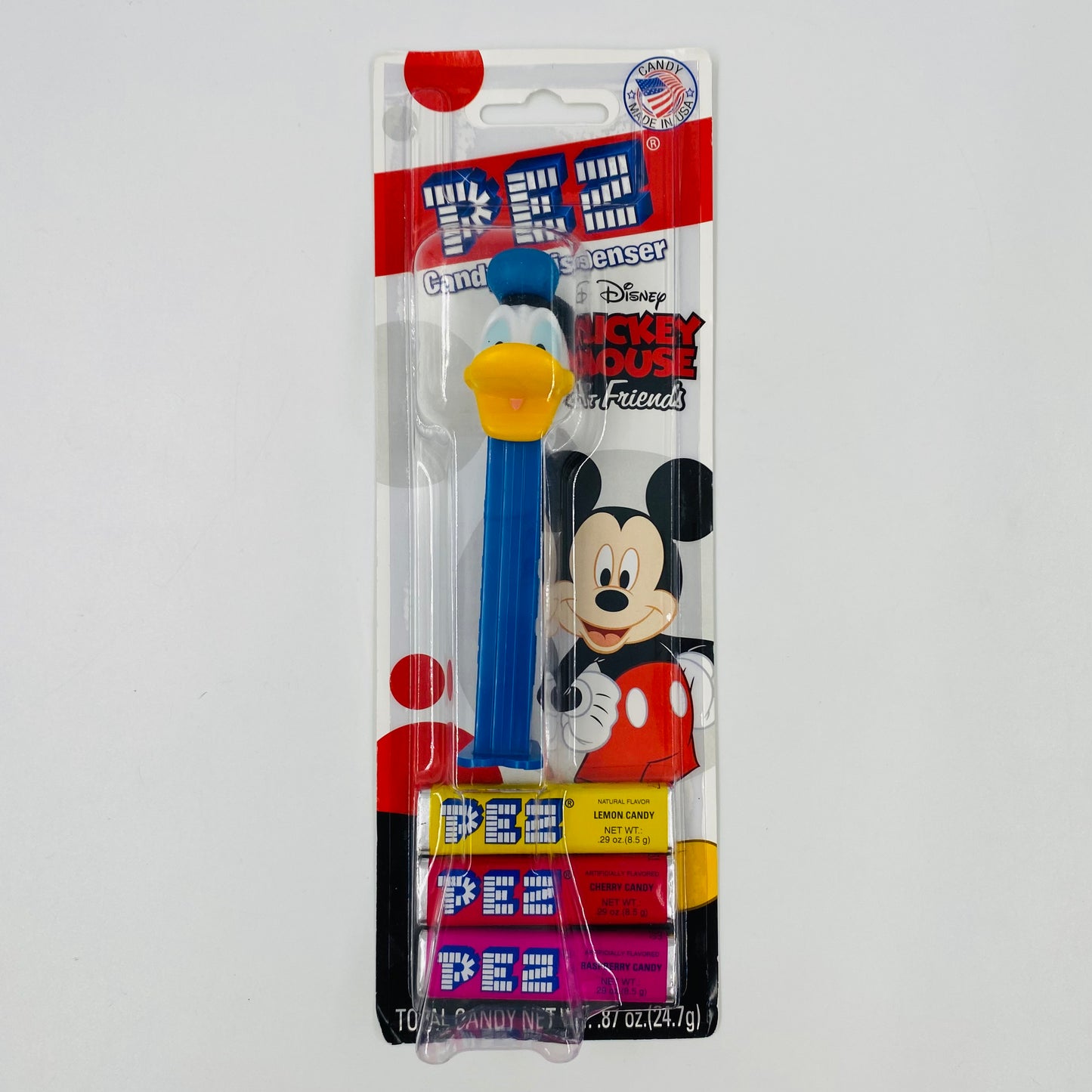 Disney Mickey Mouse & Friends Donald Duck PEZ dispenser (2009) carded 5.9 China