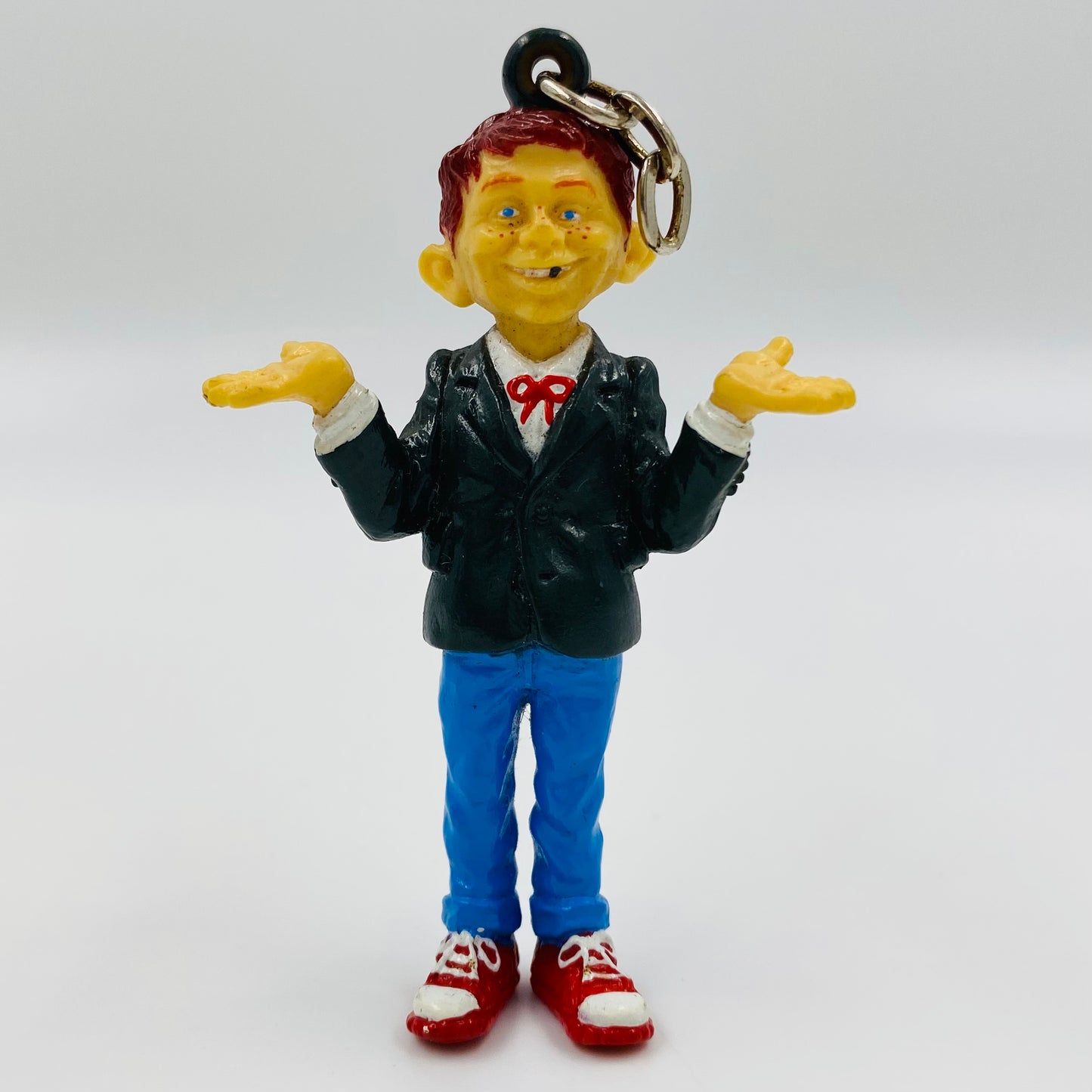 MAD Magazine Alfred E. Neuman 2.75” keychain figurine (1999) MAD