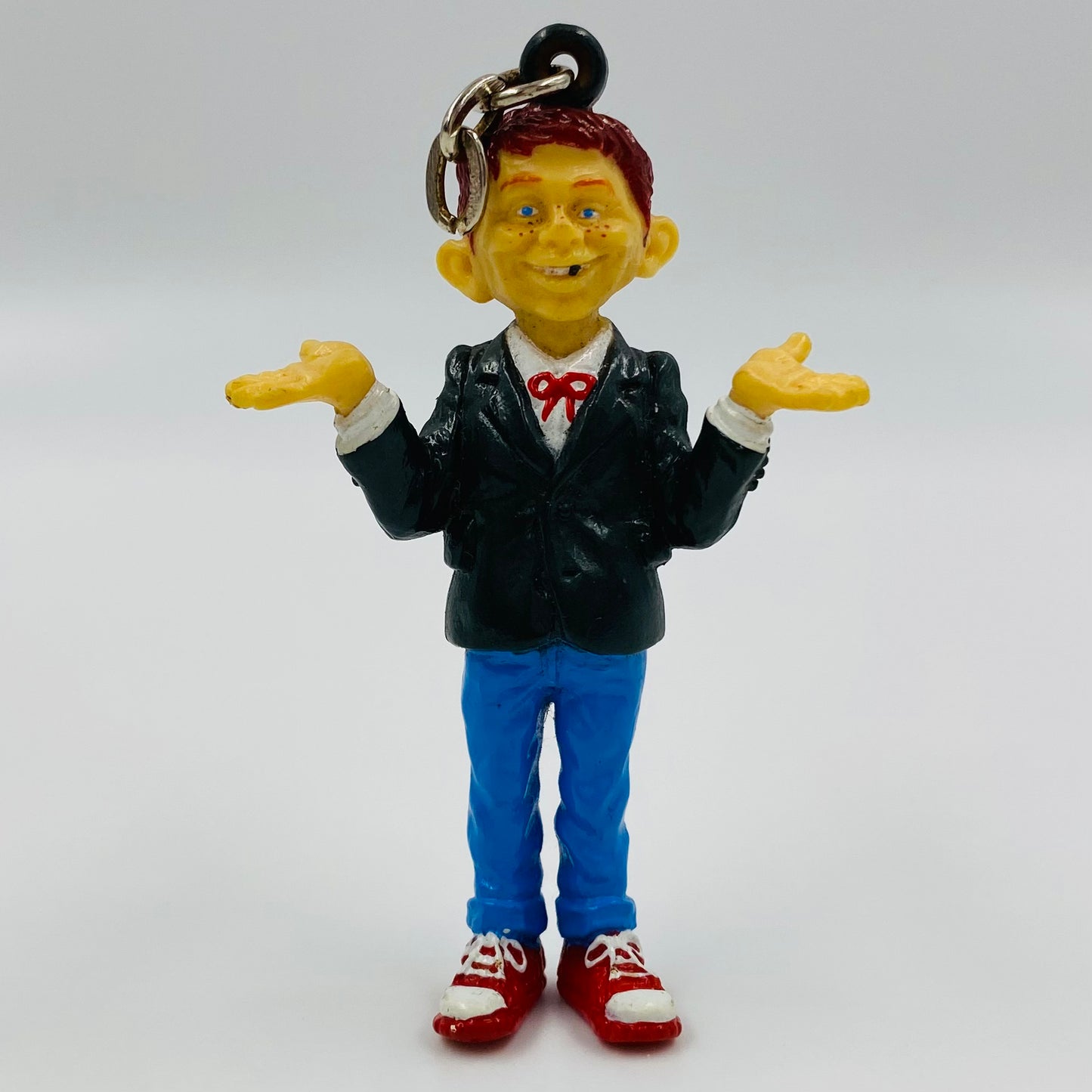 MAD Magazine Alfred E. Neuman 2.75” keychain figurine (1999) MAD