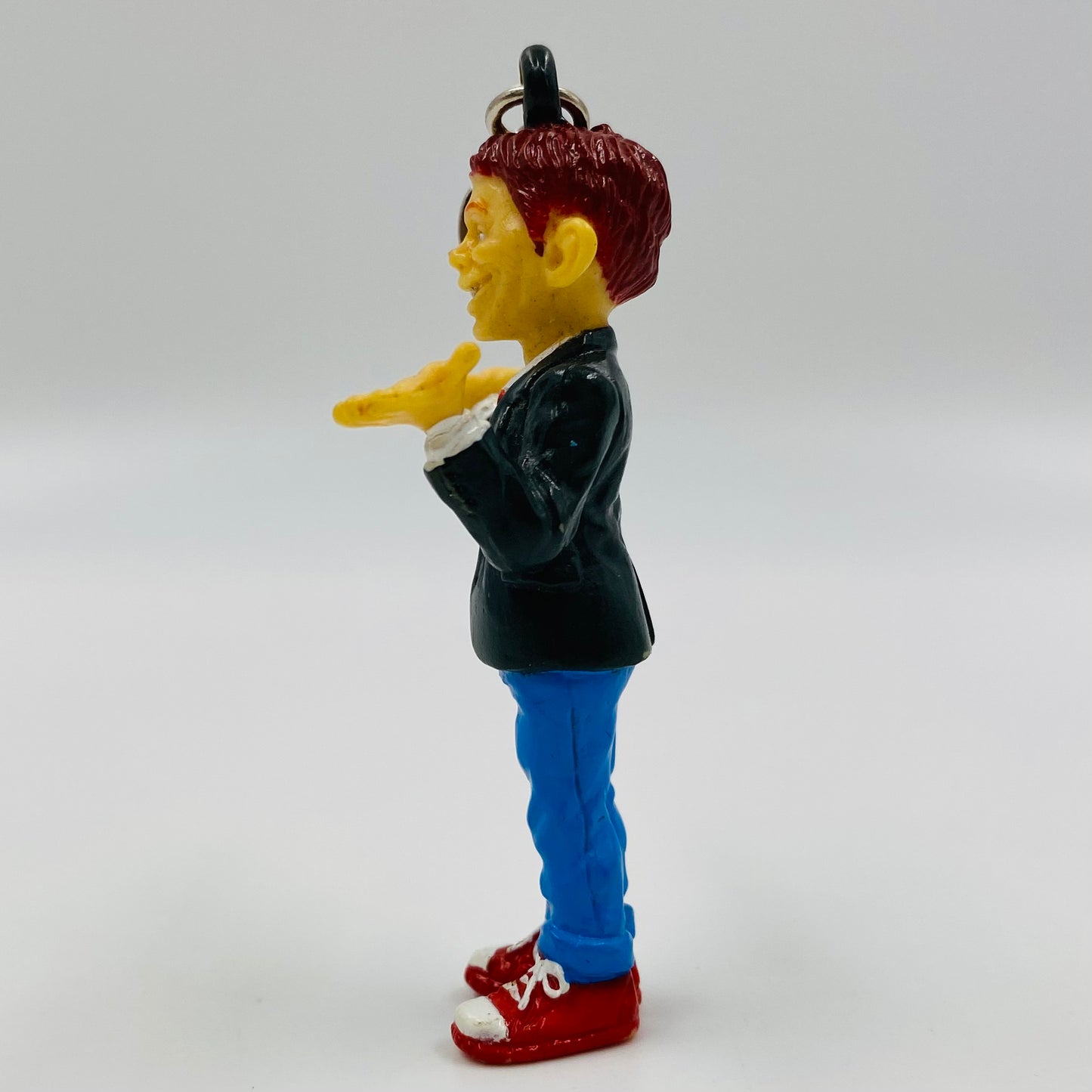 MAD Magazine Alfred E. Neuman 2.75” keychain figurine (1999) MAD