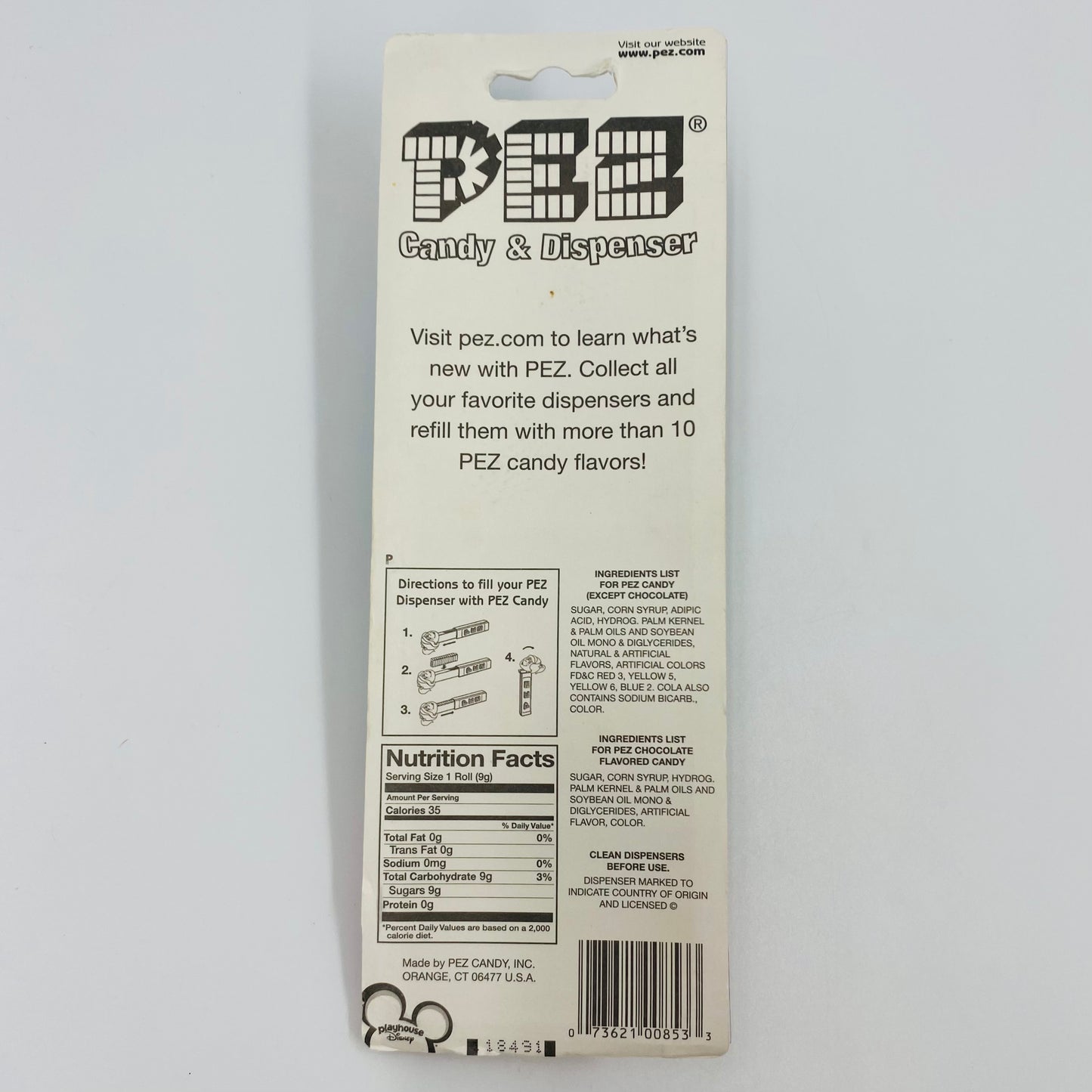 Disney Mickey Mouse Clubhouse Pete PEZ dispenser (2009) carded 5.9 China