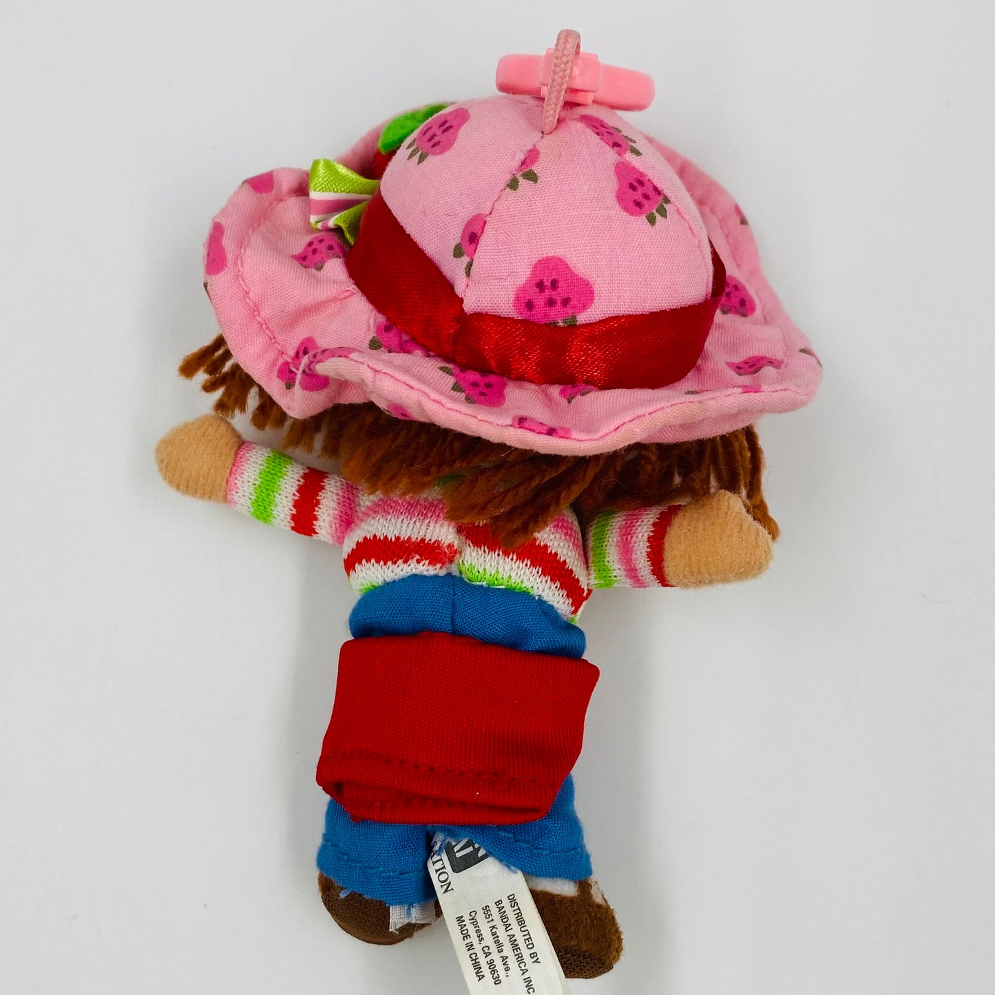 Strawberry Shortcake 4.5” clip-on keychain (2005) Bandai