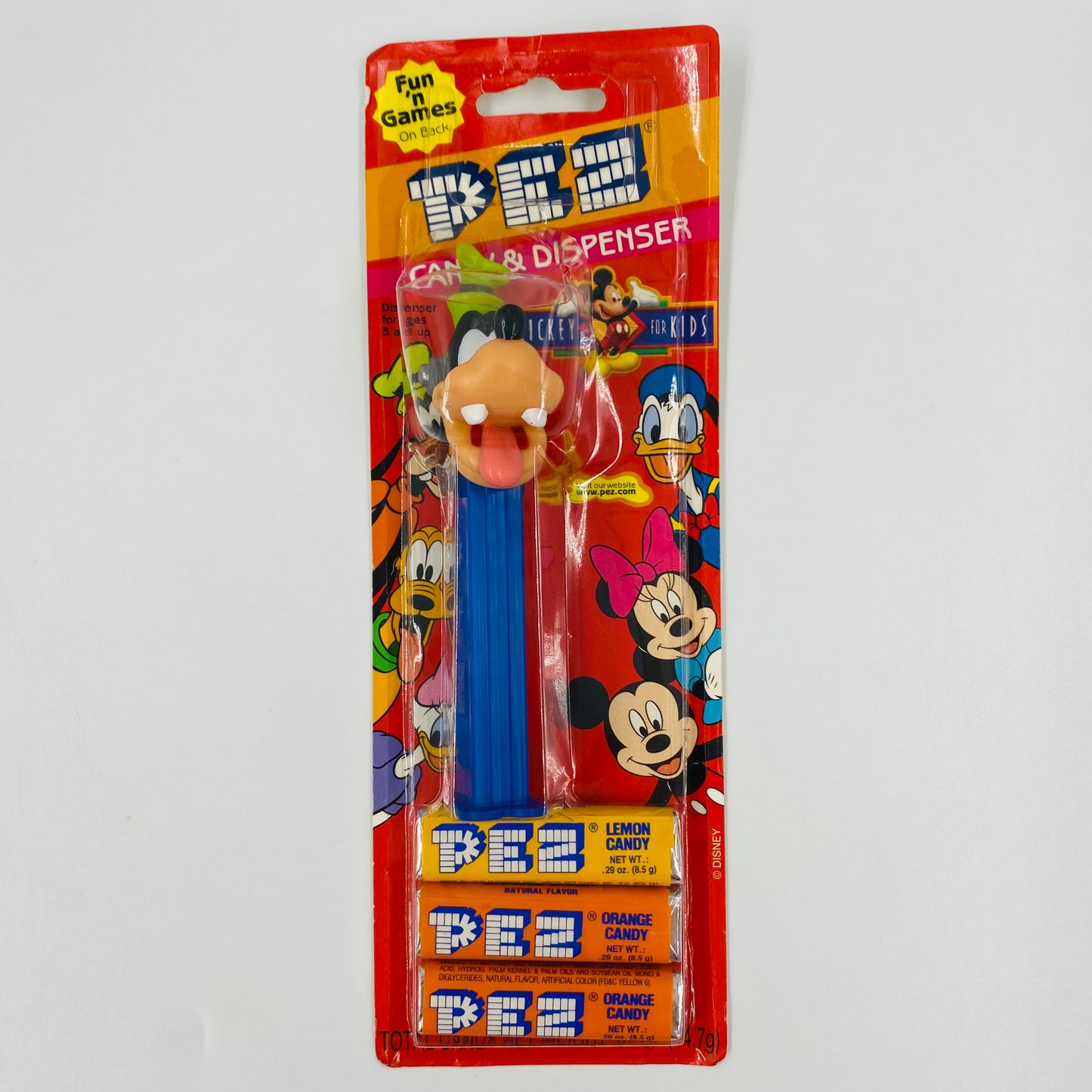 Disney Extreme Goofy PEZ dispenser (2003) carded 5.9 China