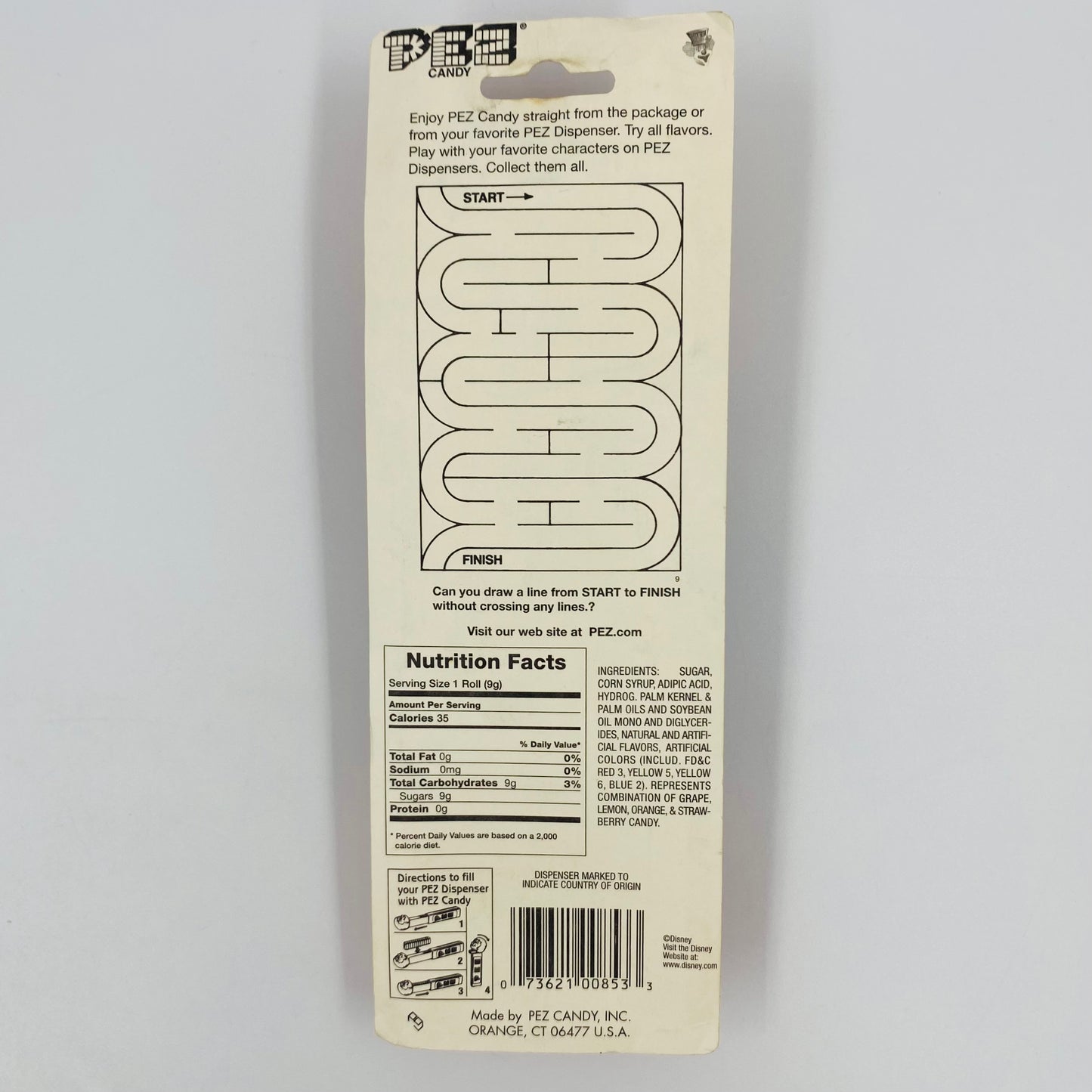 Disney Extreme Goofy PEZ dispenser (2003) carded 5.9 China