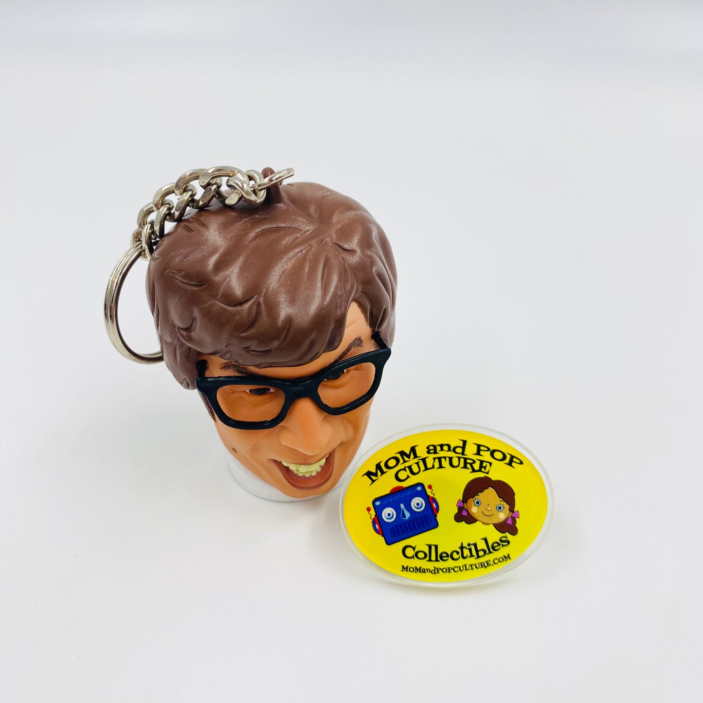 Austin Powers 2.5” talking keychain (1998) Basic Fun