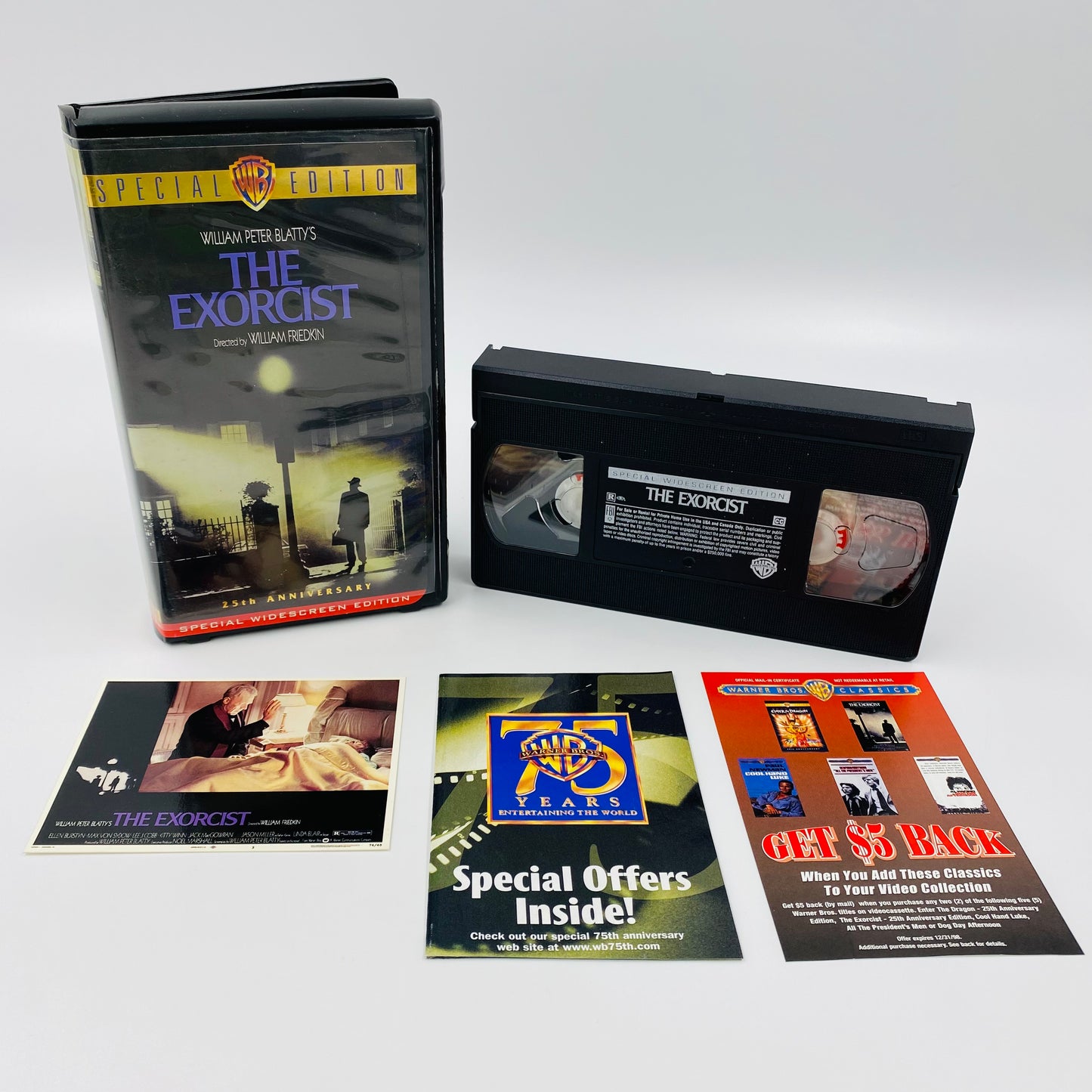 The Exorcist VHS tape (1998) Warner Brothers