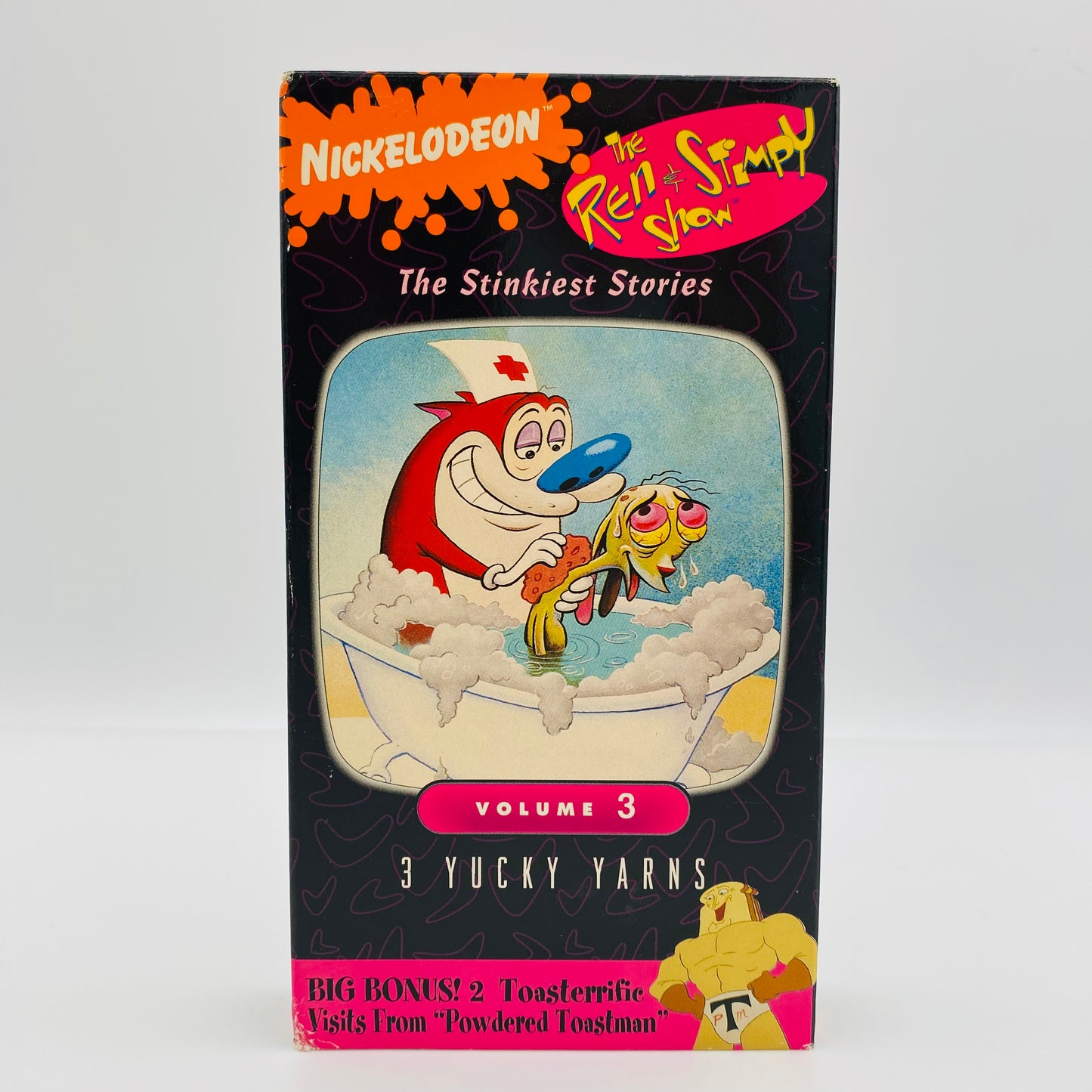 The Ren & Stimpy Show volume 3 The Stinkiest Stories VHS tape (1993) Sony Wonder