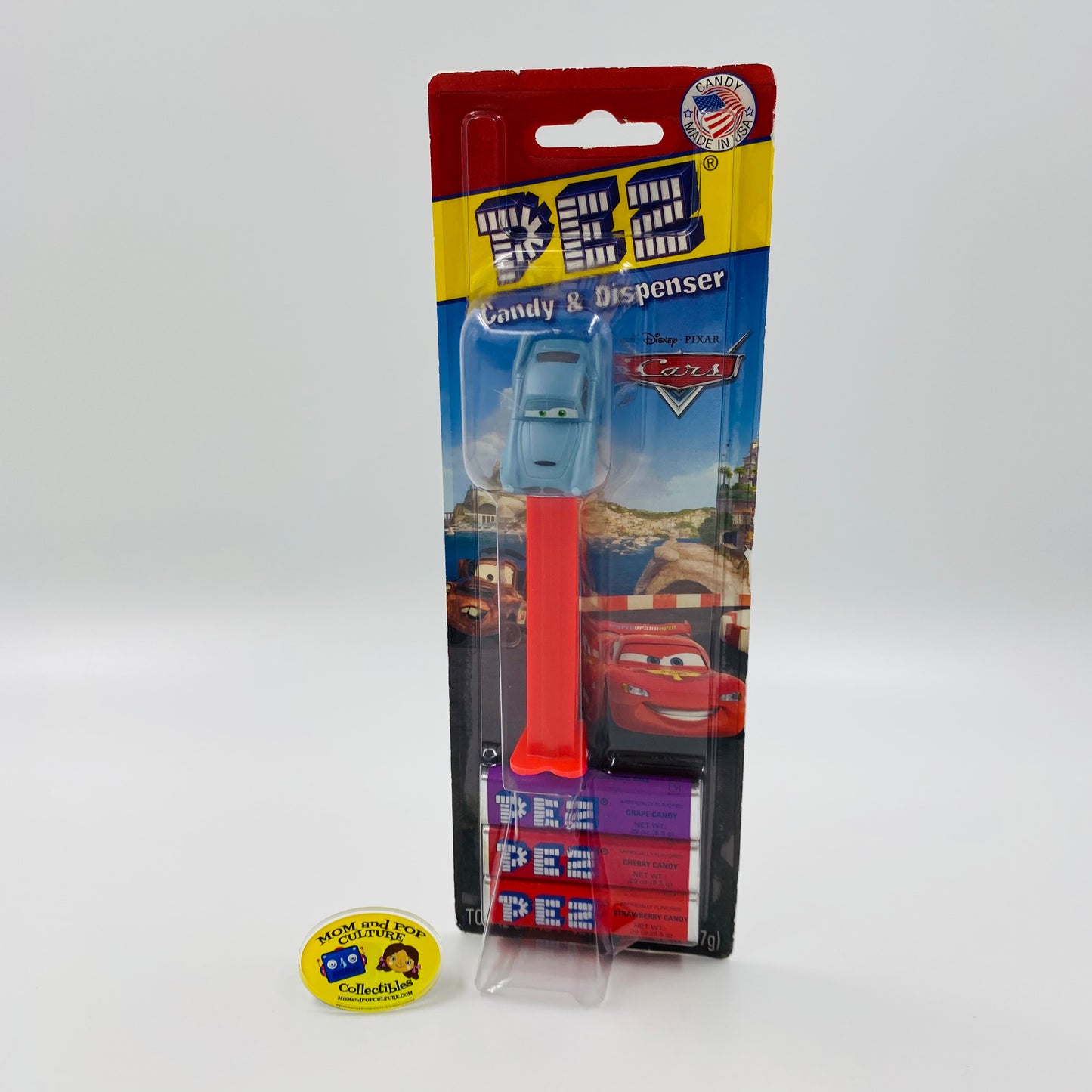 Cars 2 Finn McMissile PEZ dispenser (2011) carded 5.9 China