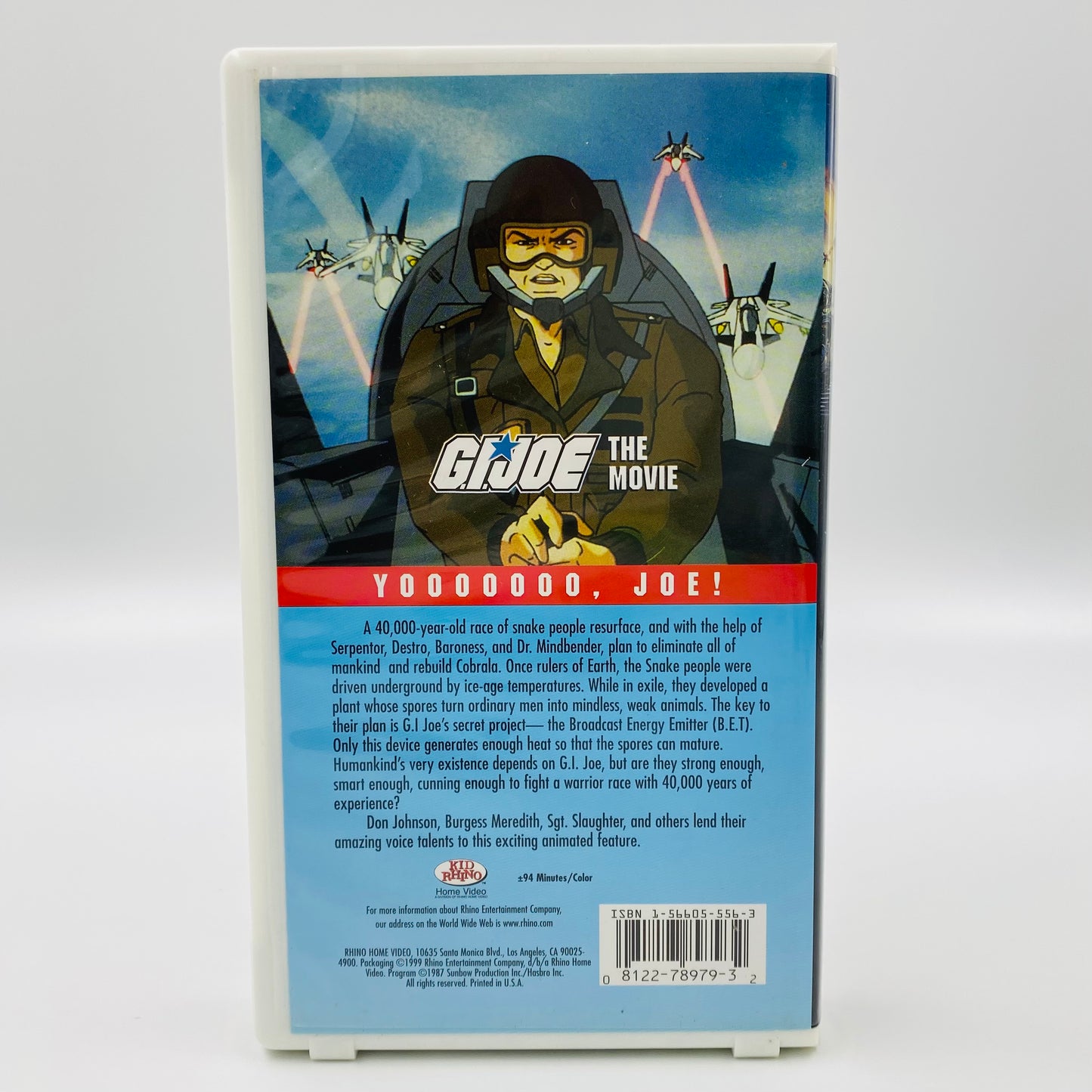 G.I.Joe The Movie VHS tape (1999) Kid Rhino Home Video