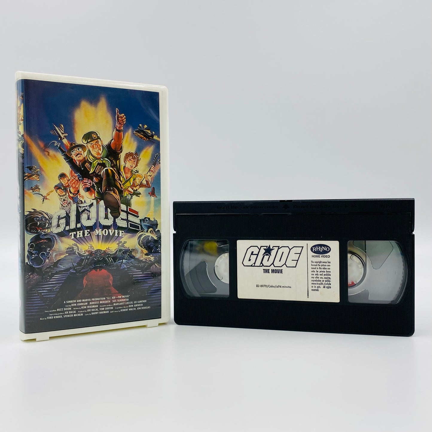 G.I.Joe The Movie VHS tape (1999) Kid Rhino Home Video