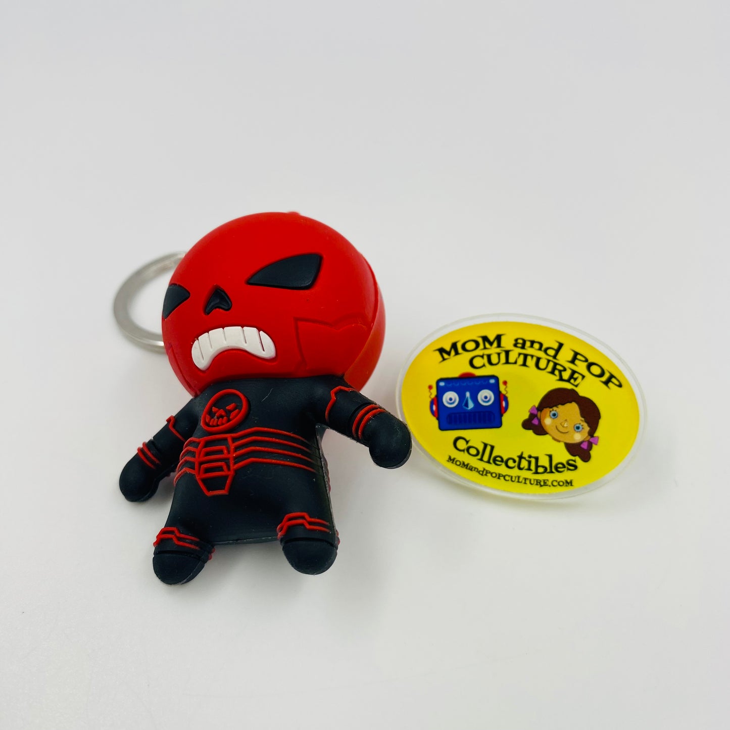 Marvel Collector Keyring Series 4 Red Skull Figural Bag Clip 2.5” keychain (2015) Monogram