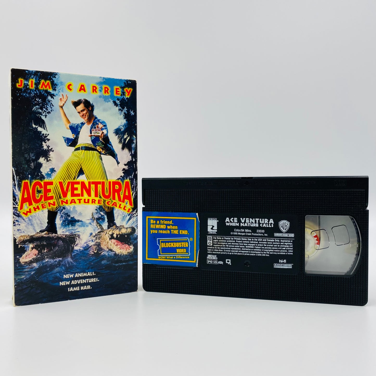 Ace Ventura When Nature Calls VHS tape (1996) Warner Home Video
