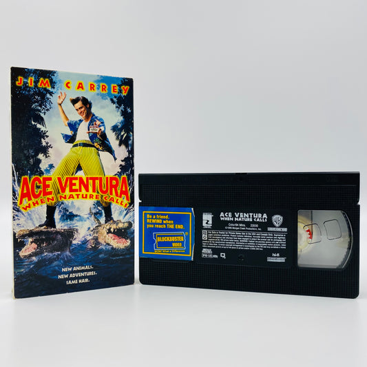 Ace Ventura When Nature Calls VHS tape (1996) Warner Home Video